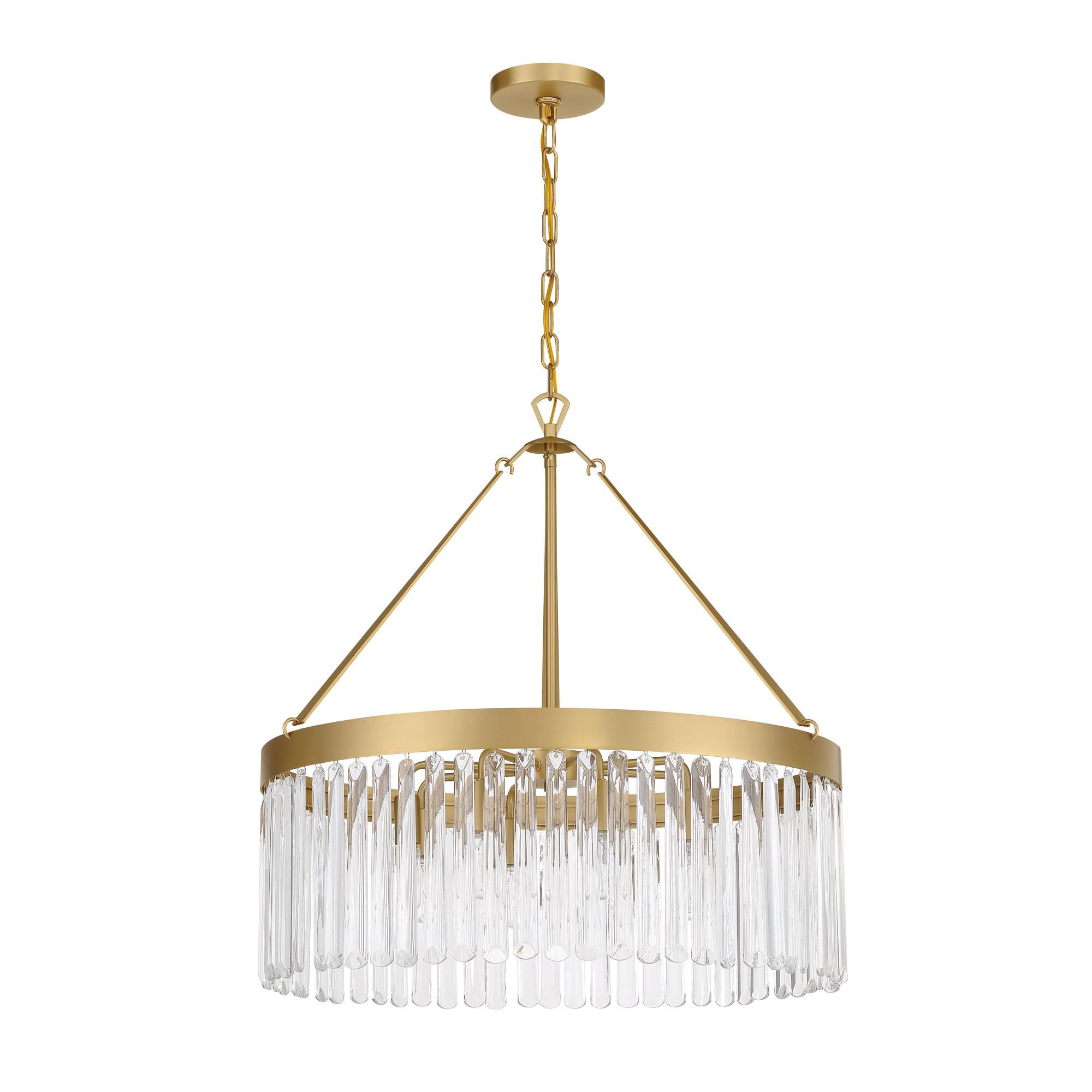 Emory 24 Inch 8 Light Chandelier by Crystorama