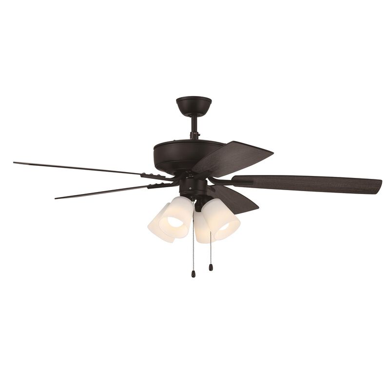 Pro Plus 52 Inch Ceiling Fan with Light Kit by Craftmade