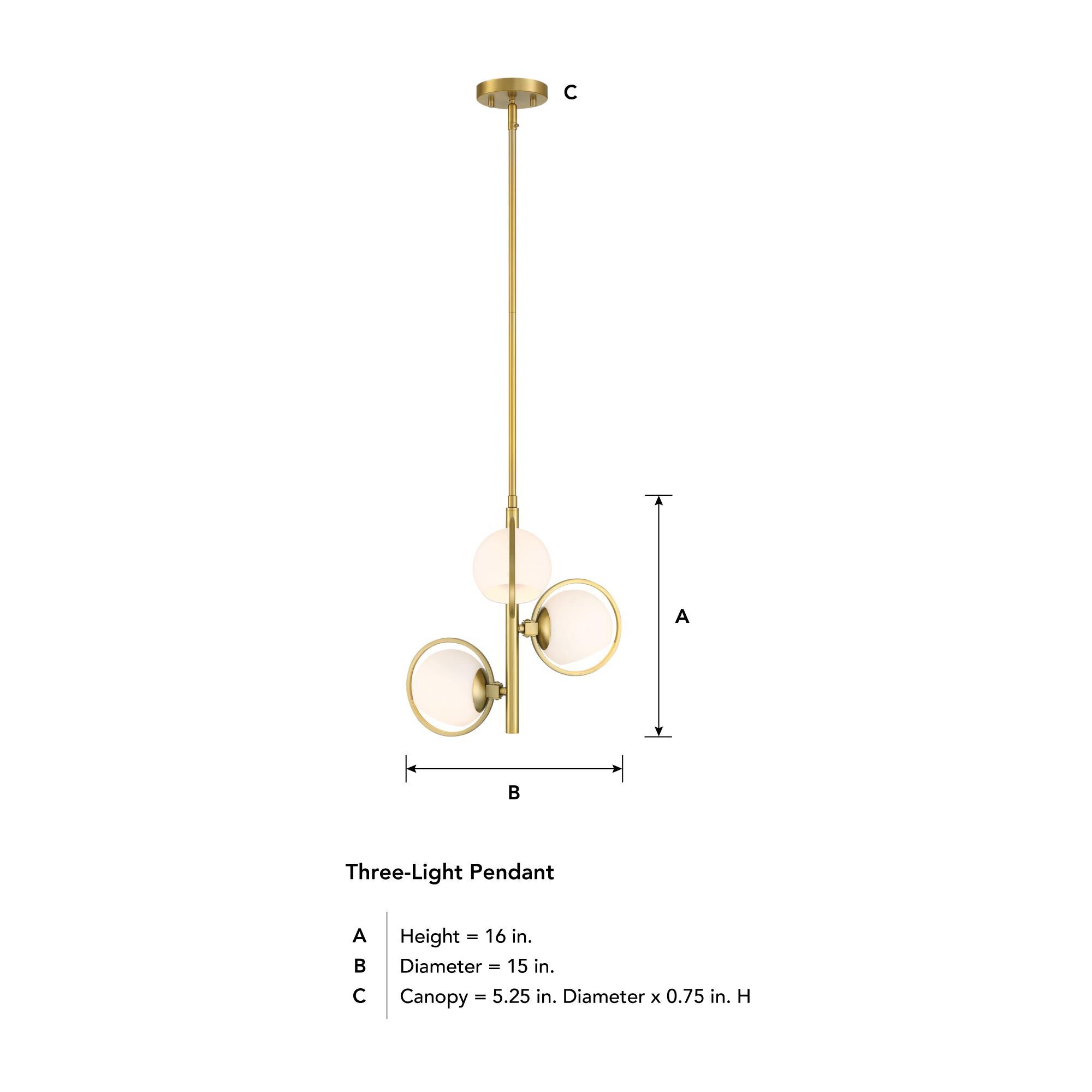 Teatro 15 Inch Large Pendant by Designers Fountain