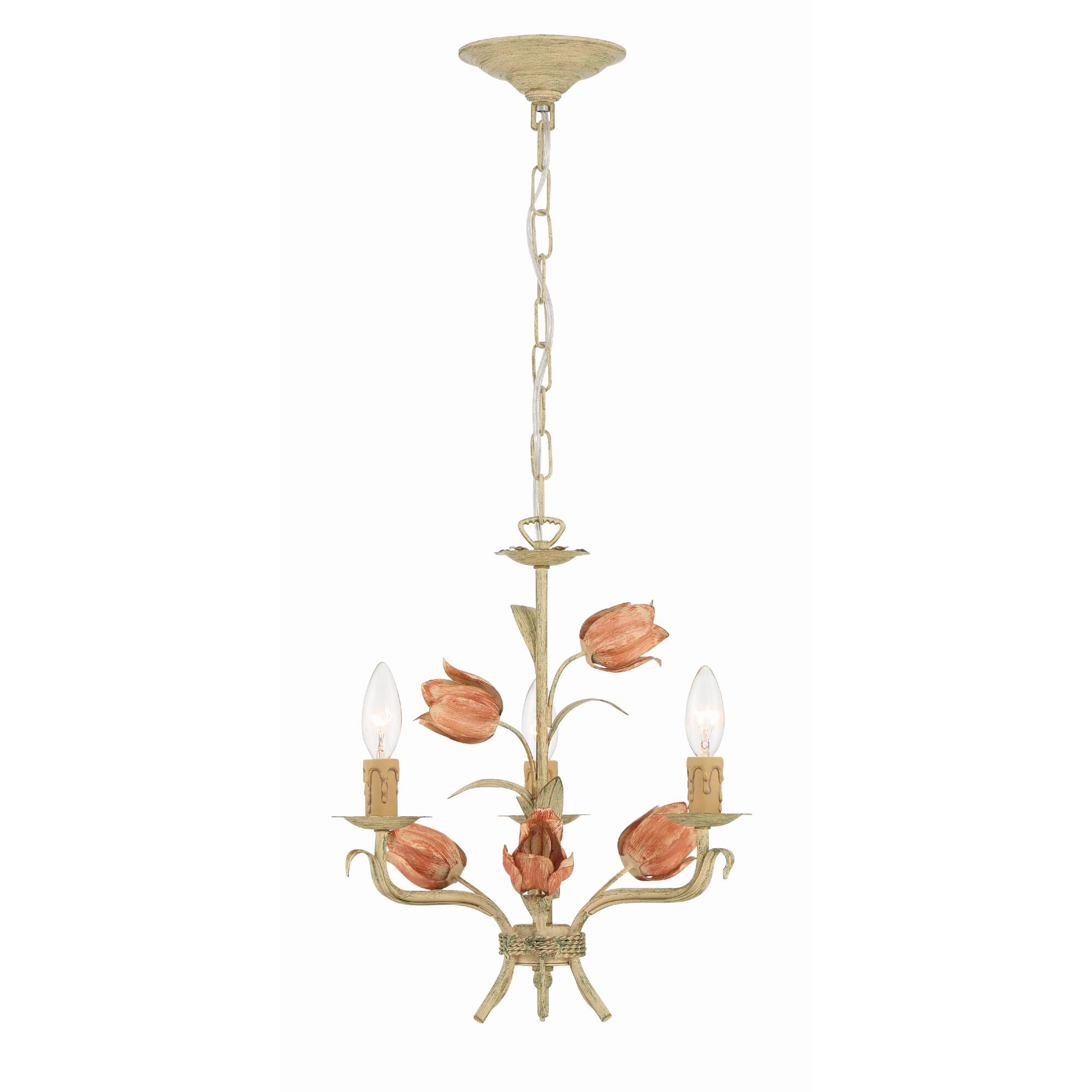 Southport 14 Inch 3 Light Mini Chandelier by Crystorama
