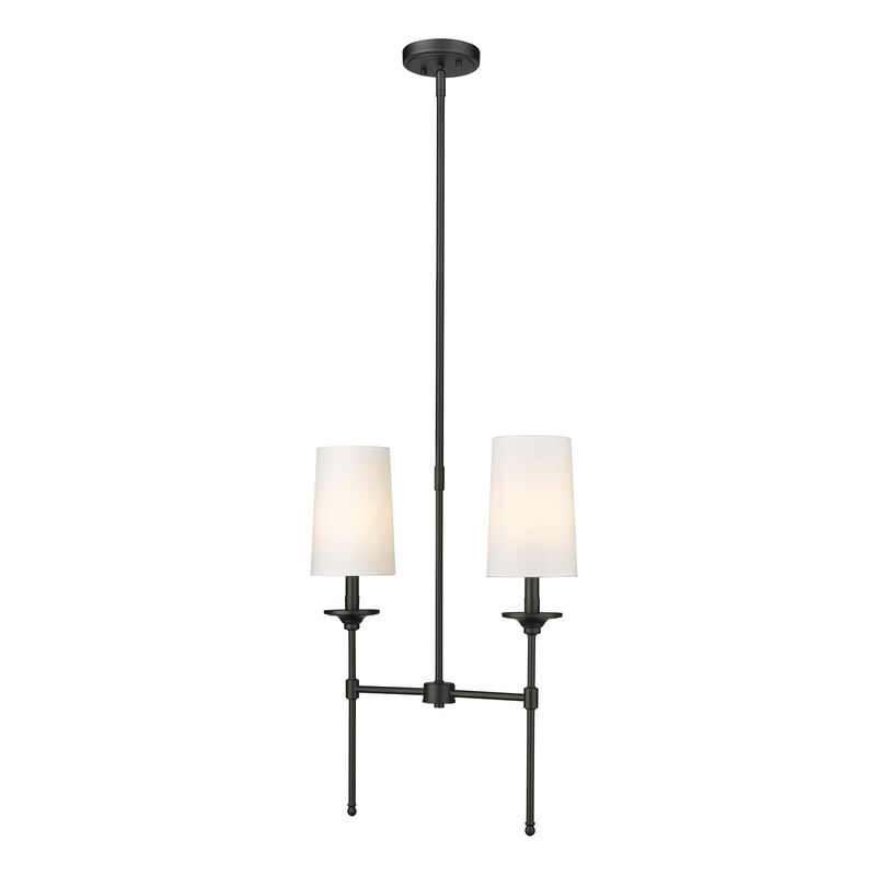 Emily 19 Inch 2 Light Linear Suspension Light by Z-Lite