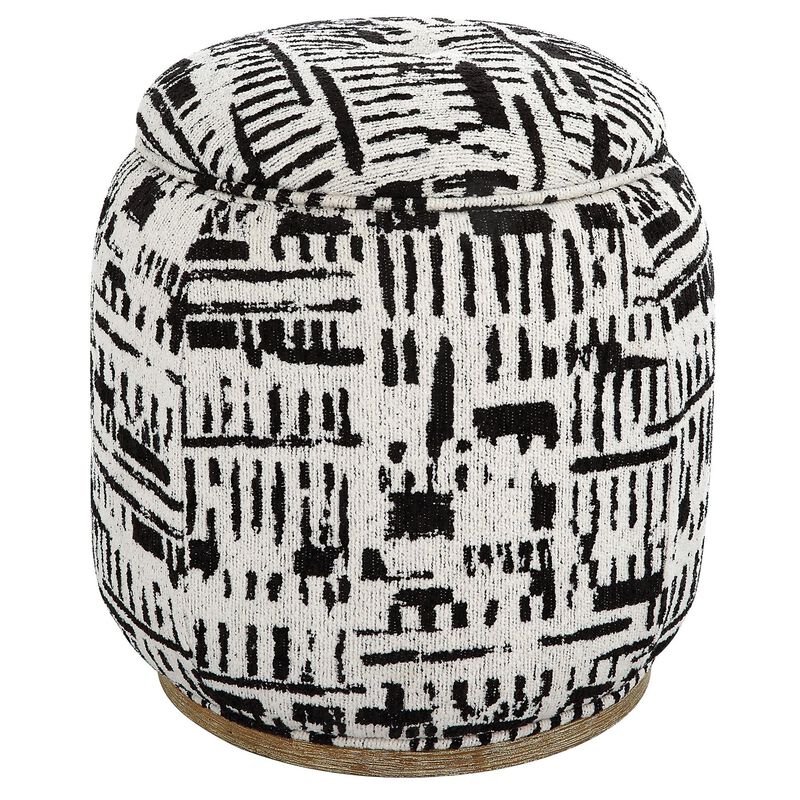 Matthew Williams Dialogue 18 Inch Ottoman By Uttermost