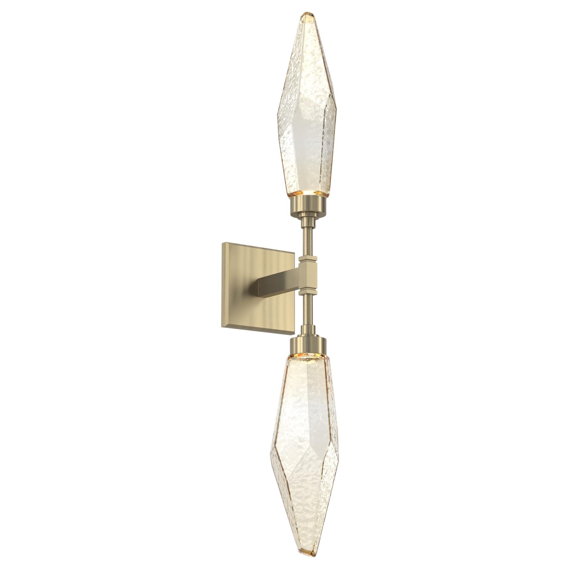 Rock Crystal 29 Inch LED Wall Sconce by Hammerton Studio