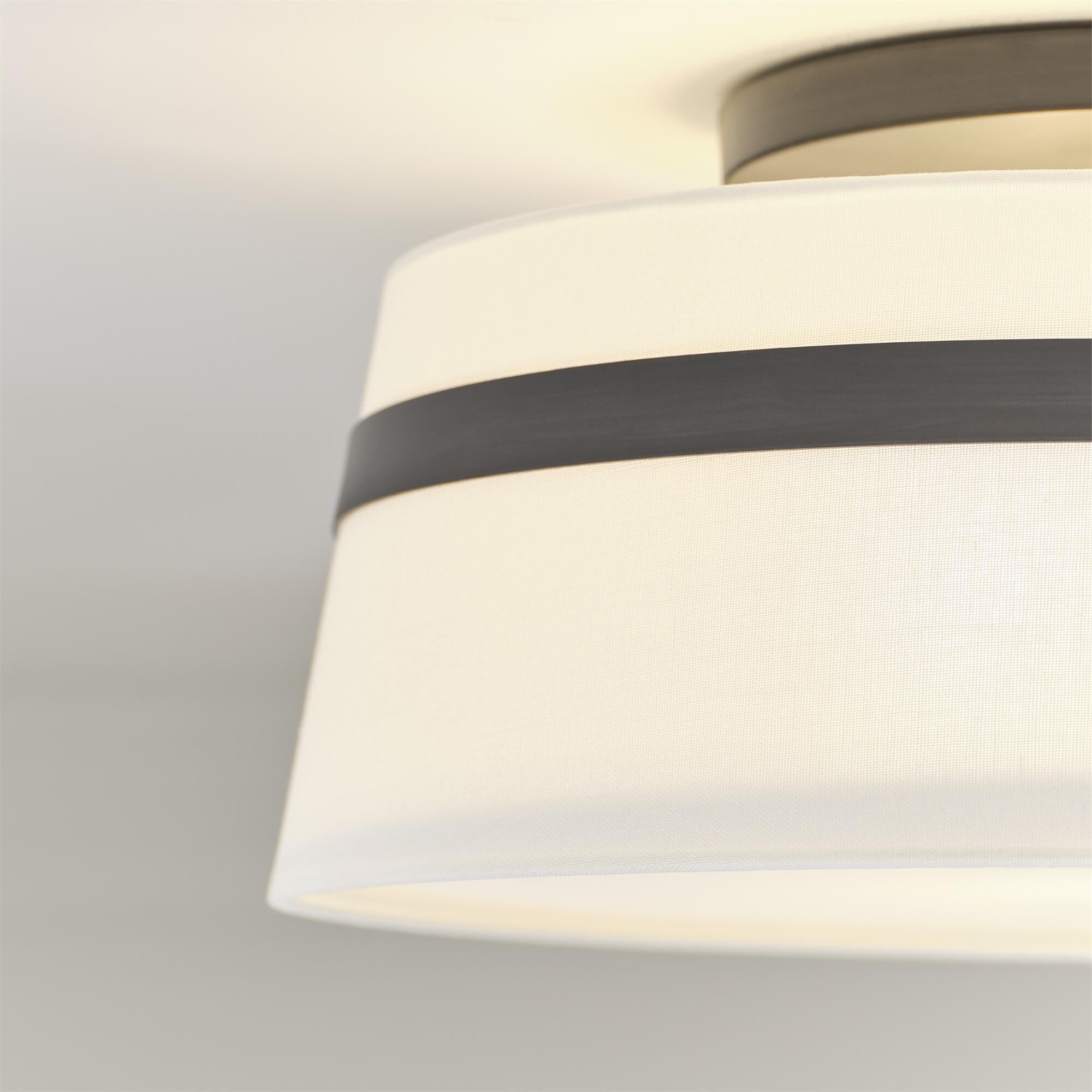 Alexa Hampton Cordtlandt 19 Inch 3 Light Semi Flush Mount,