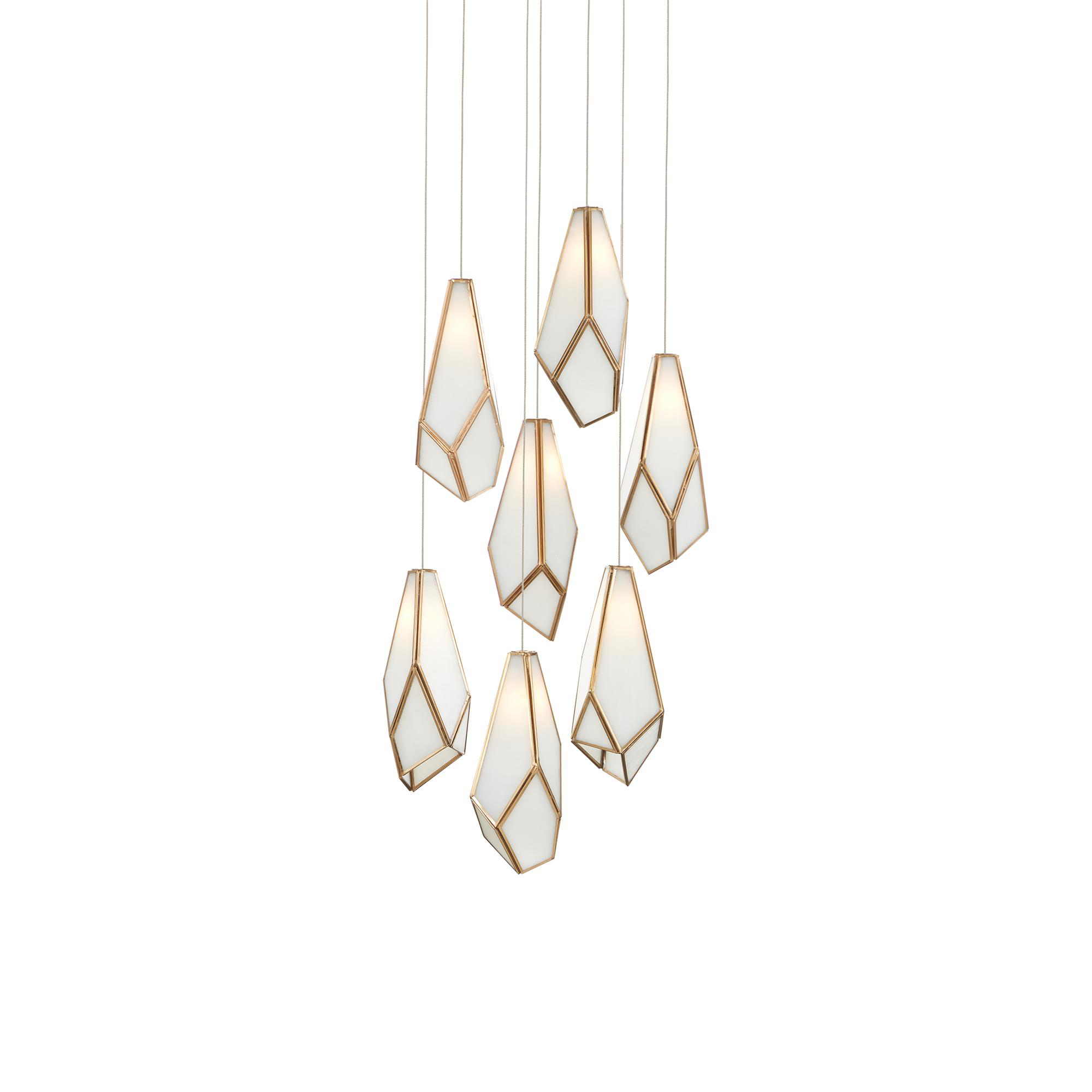 Glace 15 Inch 7 Light Multi Light Pendant,