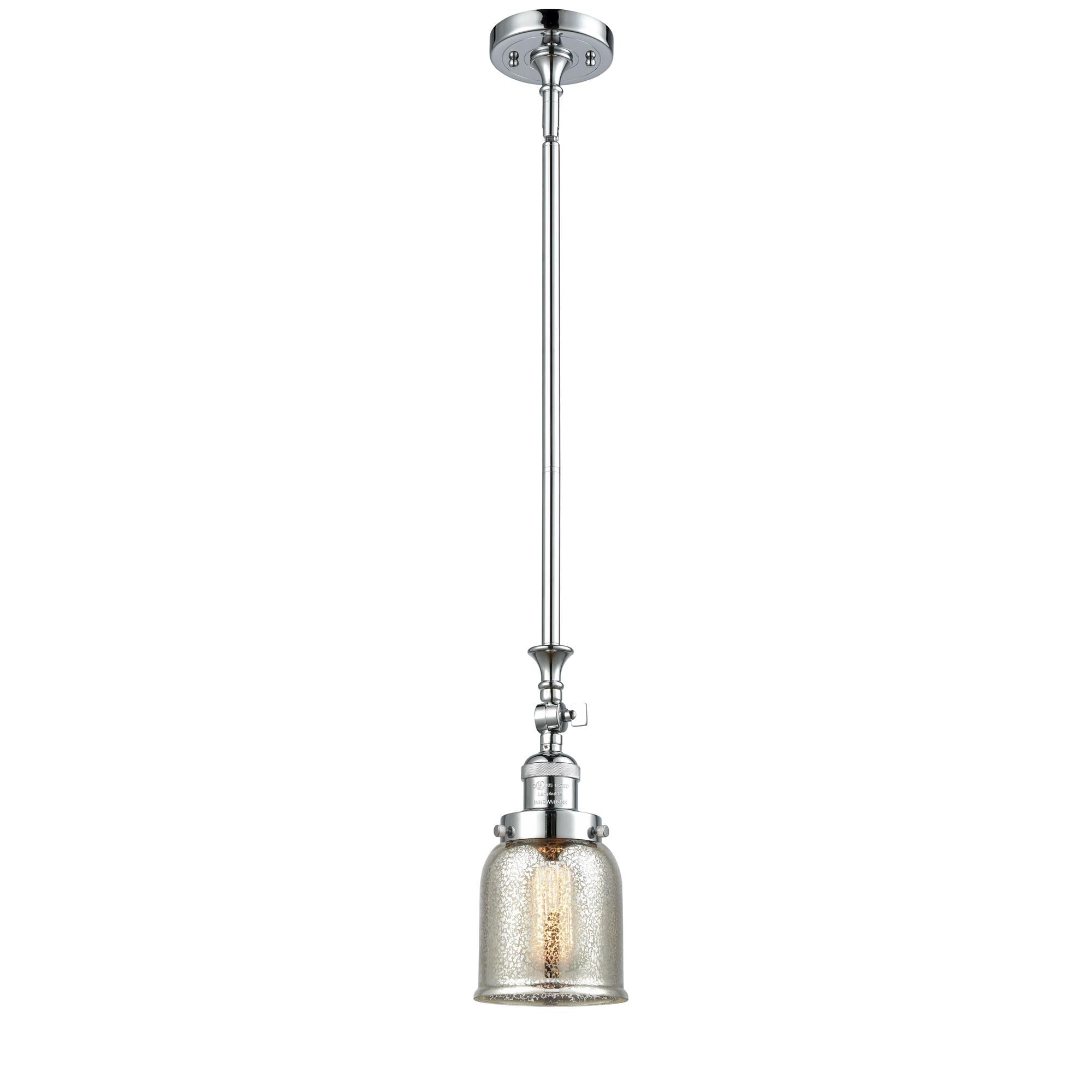 Shown in Polished Chrome finish and Silver Mercury glass