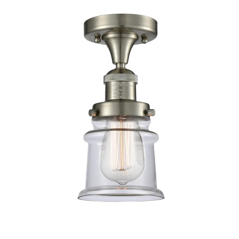 Bruno Marashlian Canton 6 Inch 1 Light Semi Flush Mount by Innovations Lighting