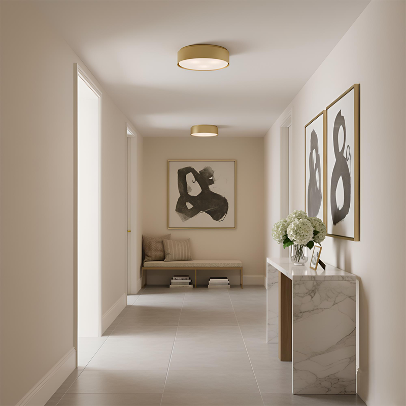 Drew & Jonathan Dartmore 18 Inch 3 Light Flush Mount by Visual Comfort Studio