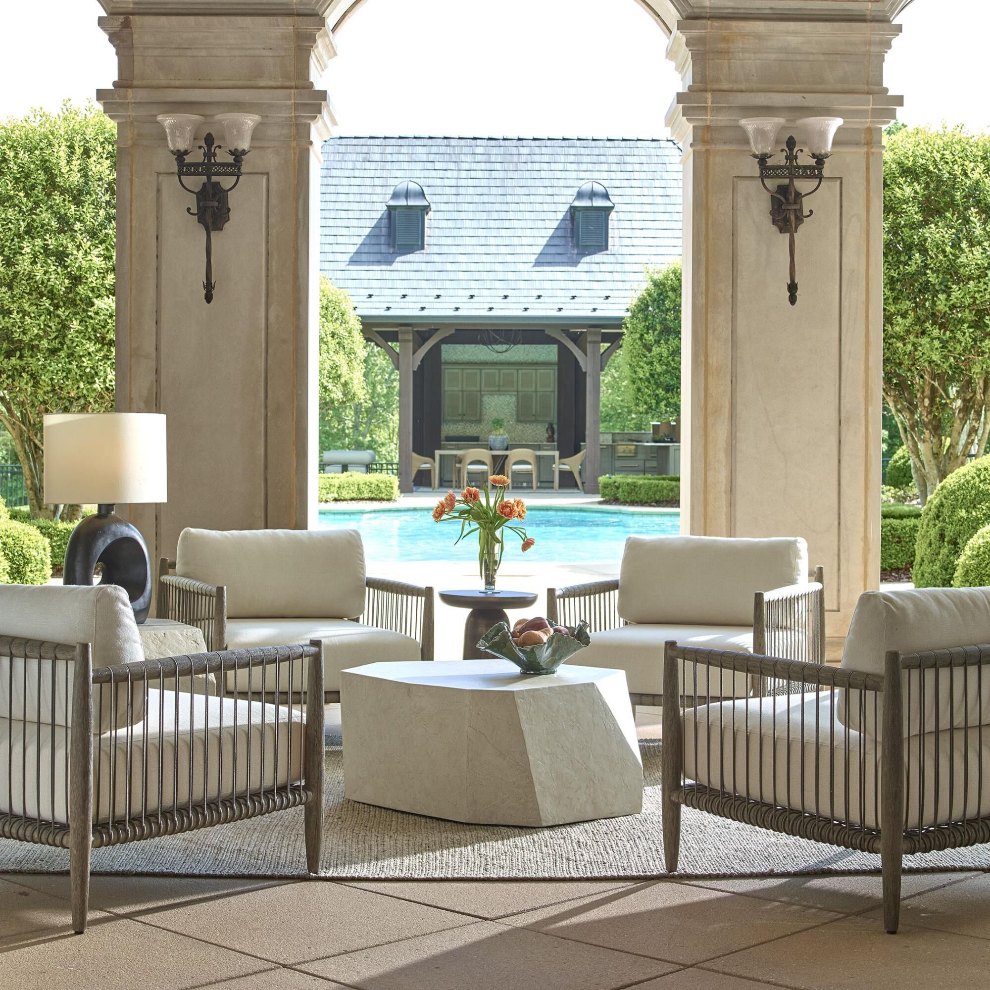 Pietro Morucci Borneo 29 Inch Accent Chair by Uttermost