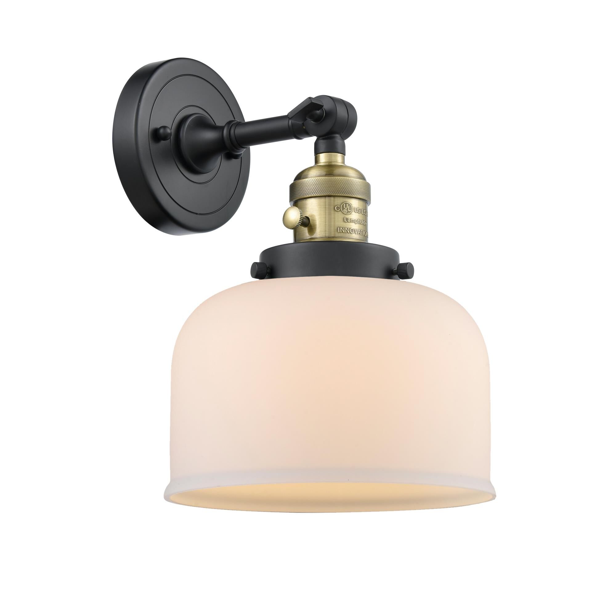 Bruno Marashlian Large Bell 12 Inch Wall Sconce,
