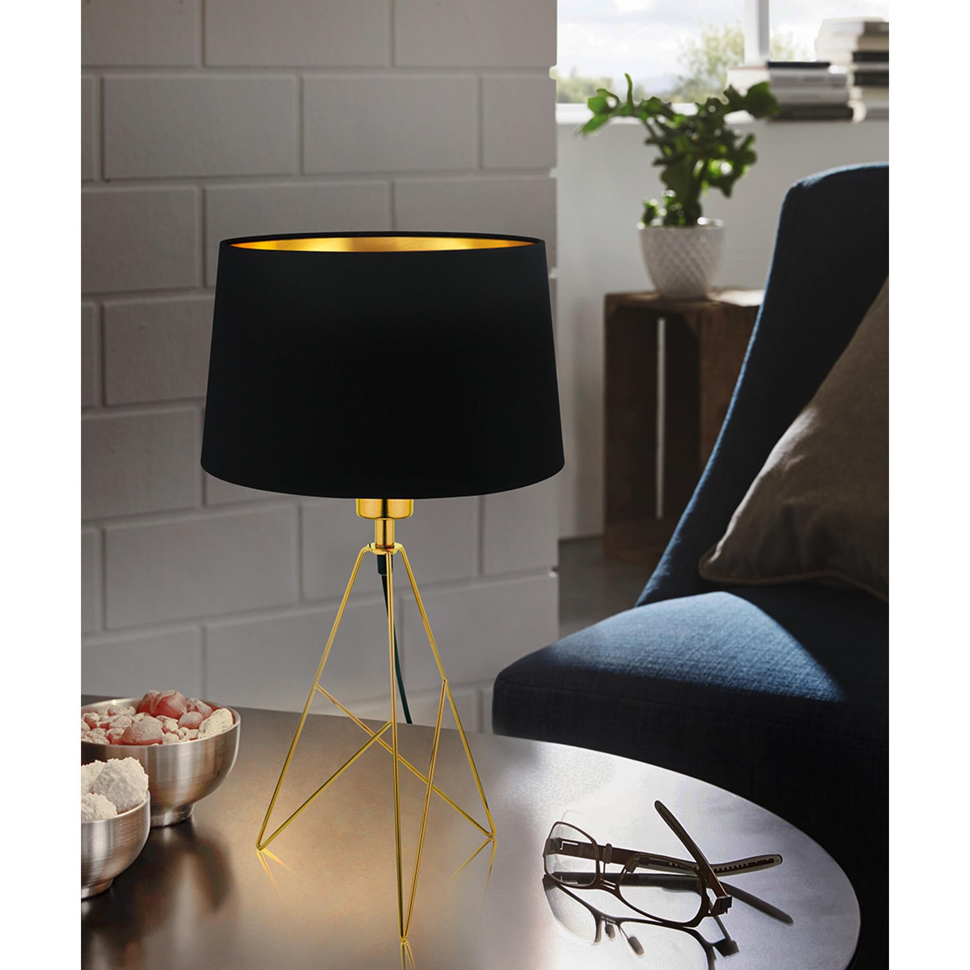 Eglo Camporale 22 Inch Table Lamp by Eglo Lighting