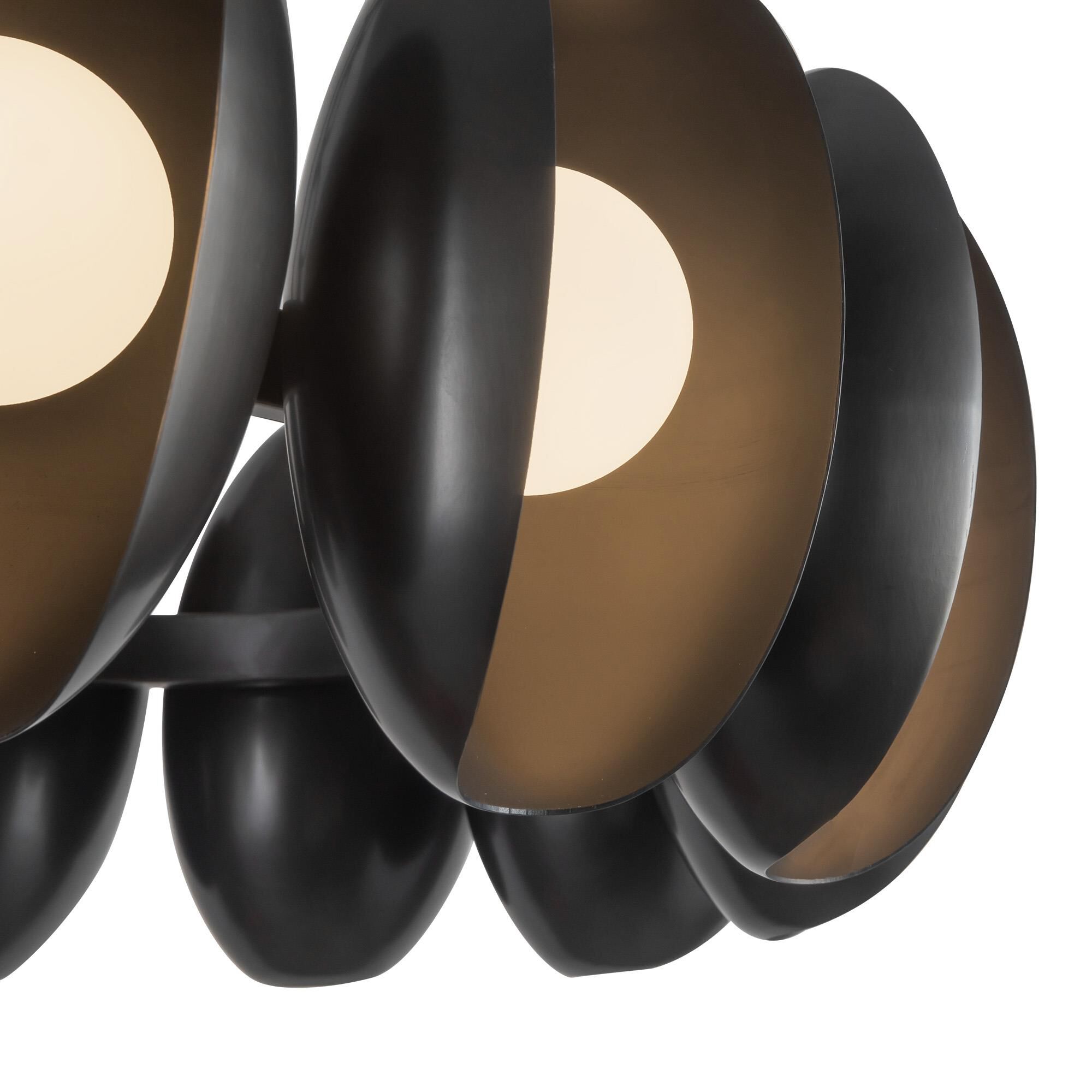 Shown in Urban Bronze finish and Matte Opal glass