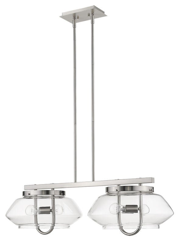 Garner 38 Inch 4 Light Linear Suspension Light by Trend Lighting