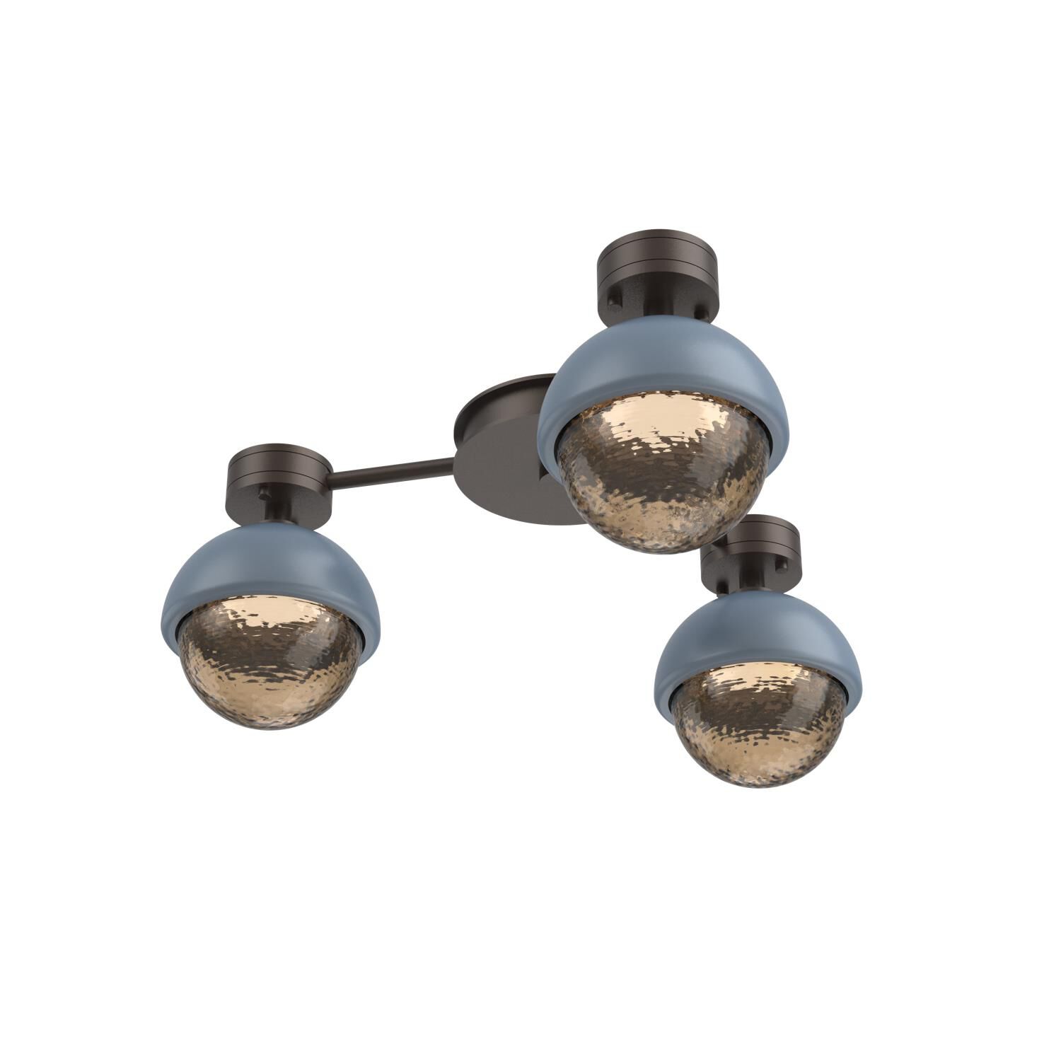 Levi Wilson Cabochon 23 Inch Flush Mount by Hammerton Studio