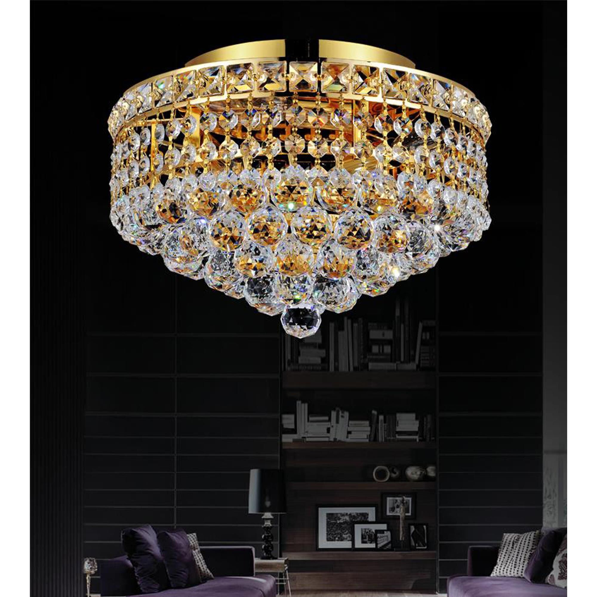 Luminous 12 Inch 3 Light Flush Mount by CWI Lighting - Clearance