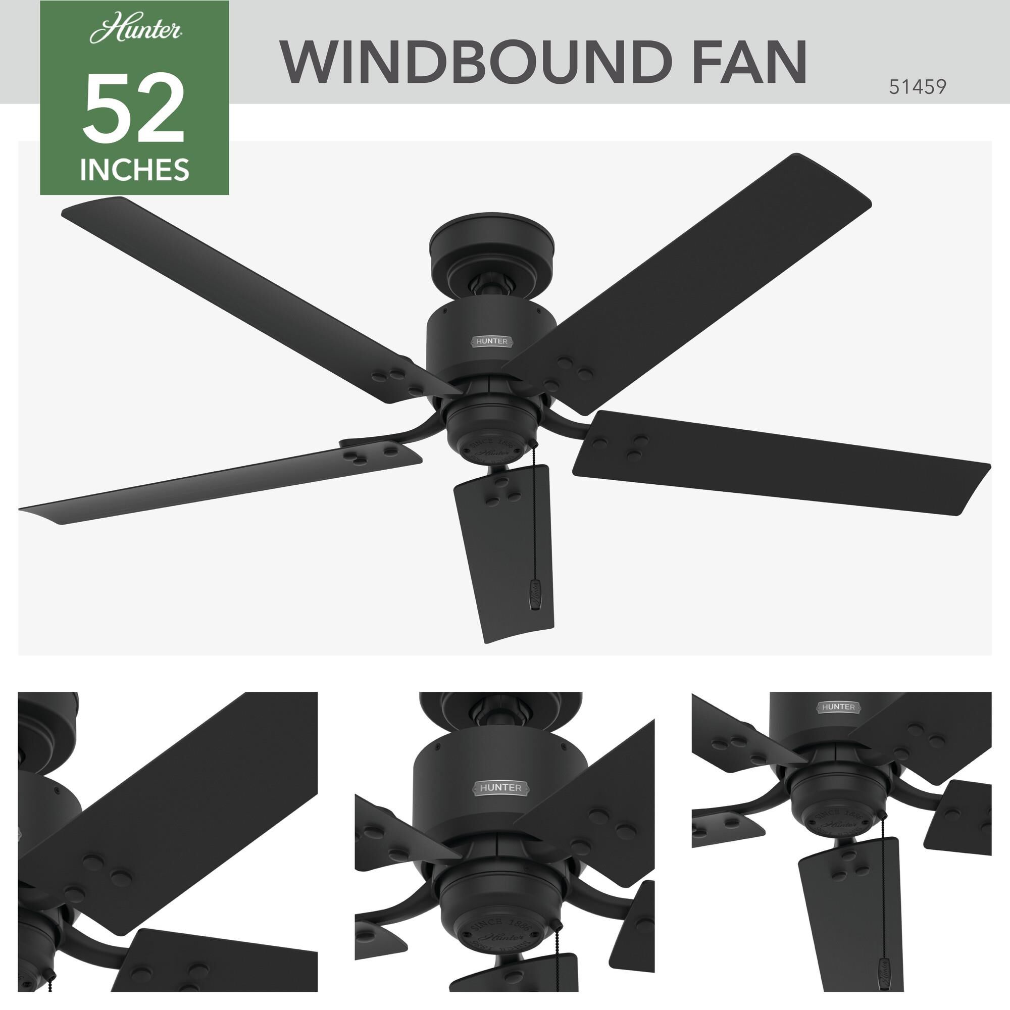 Windbound 52 Inch Ceiling Fan by Hunter Fan