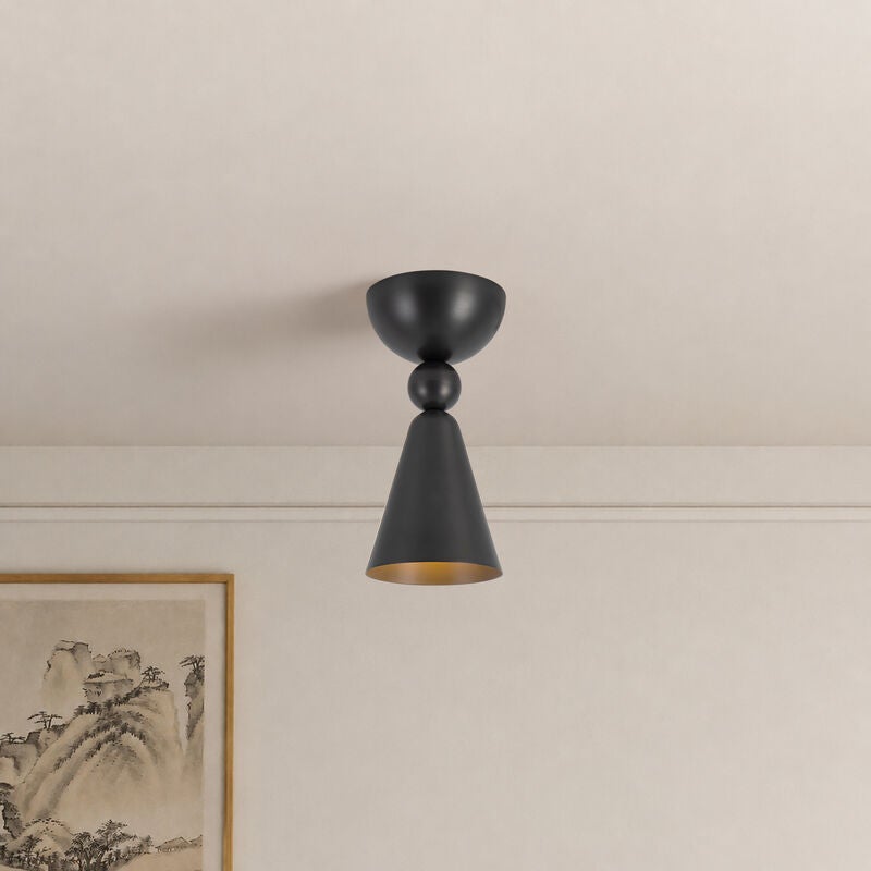 Murphy 4 Inch Semi Flush Mount by Alora Lighting