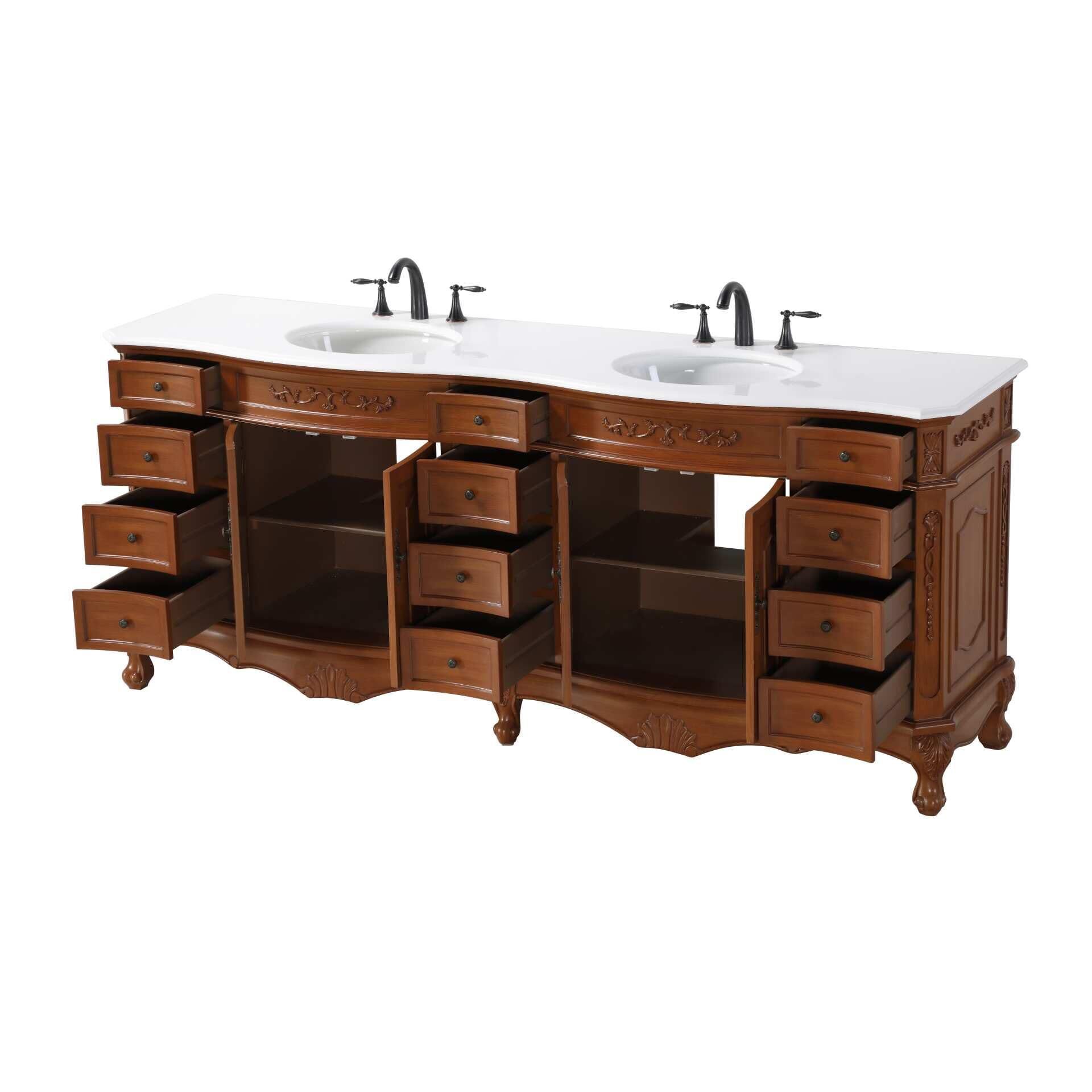 Danville 84 Inch Bath Vanity by Elegant Decor