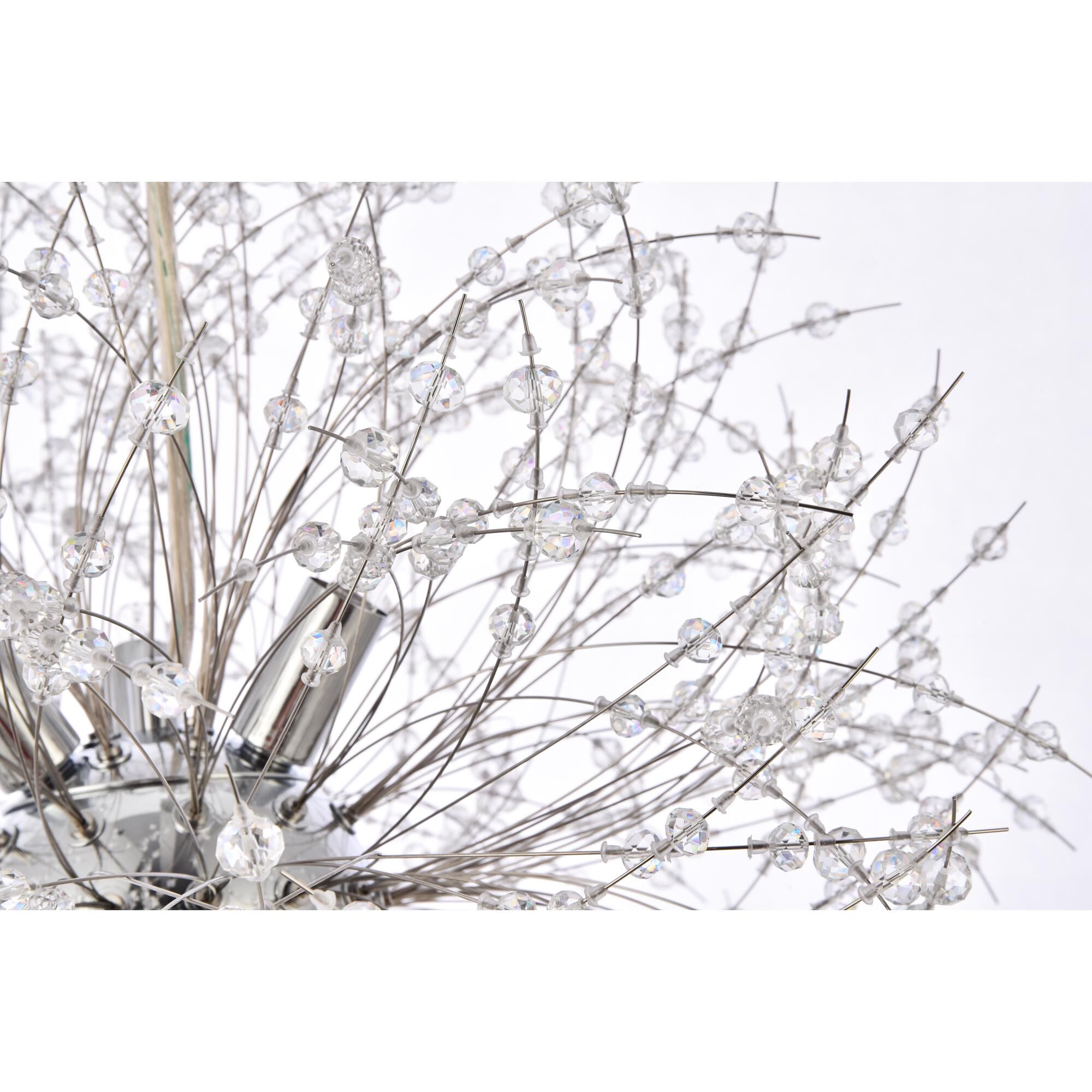 Shown in Chrome finish and Clear Royal Cut crystal