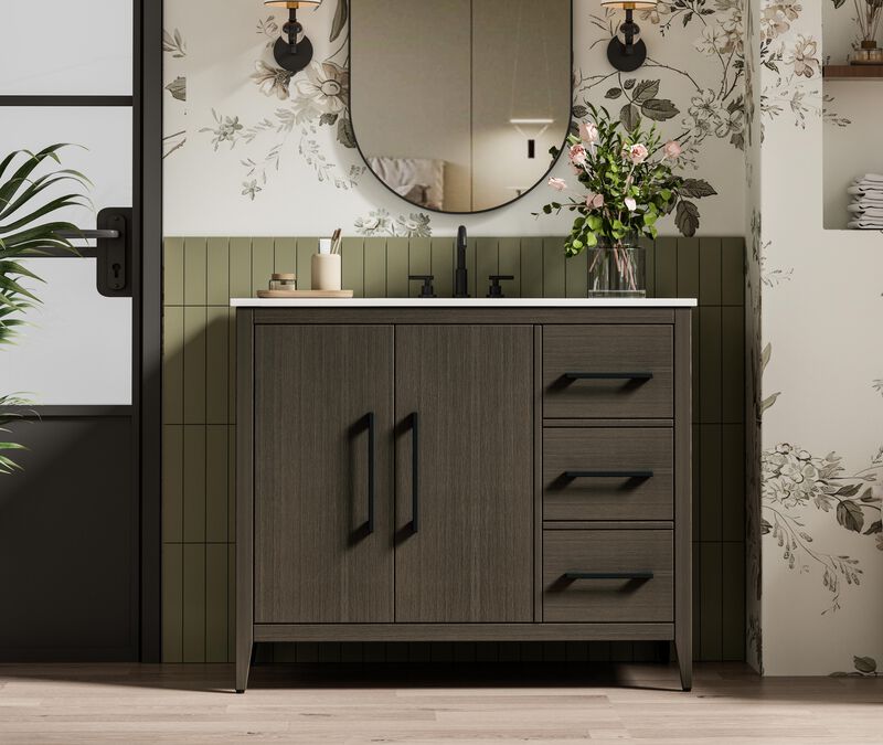 Millie 22 Inch Bath Vanity Cabinet by Elegant Decor