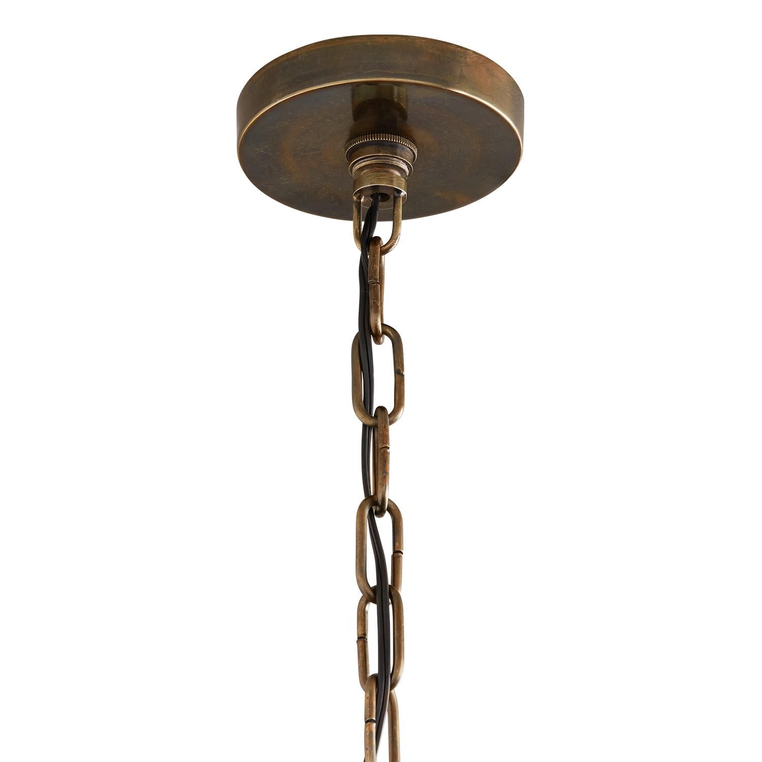 Shown in Oxidized Brass finish
