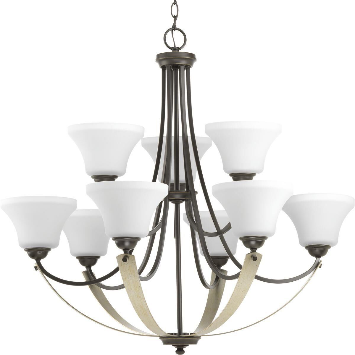 Noma 34 Inch 9 Light Chandelier by Progress Lighting