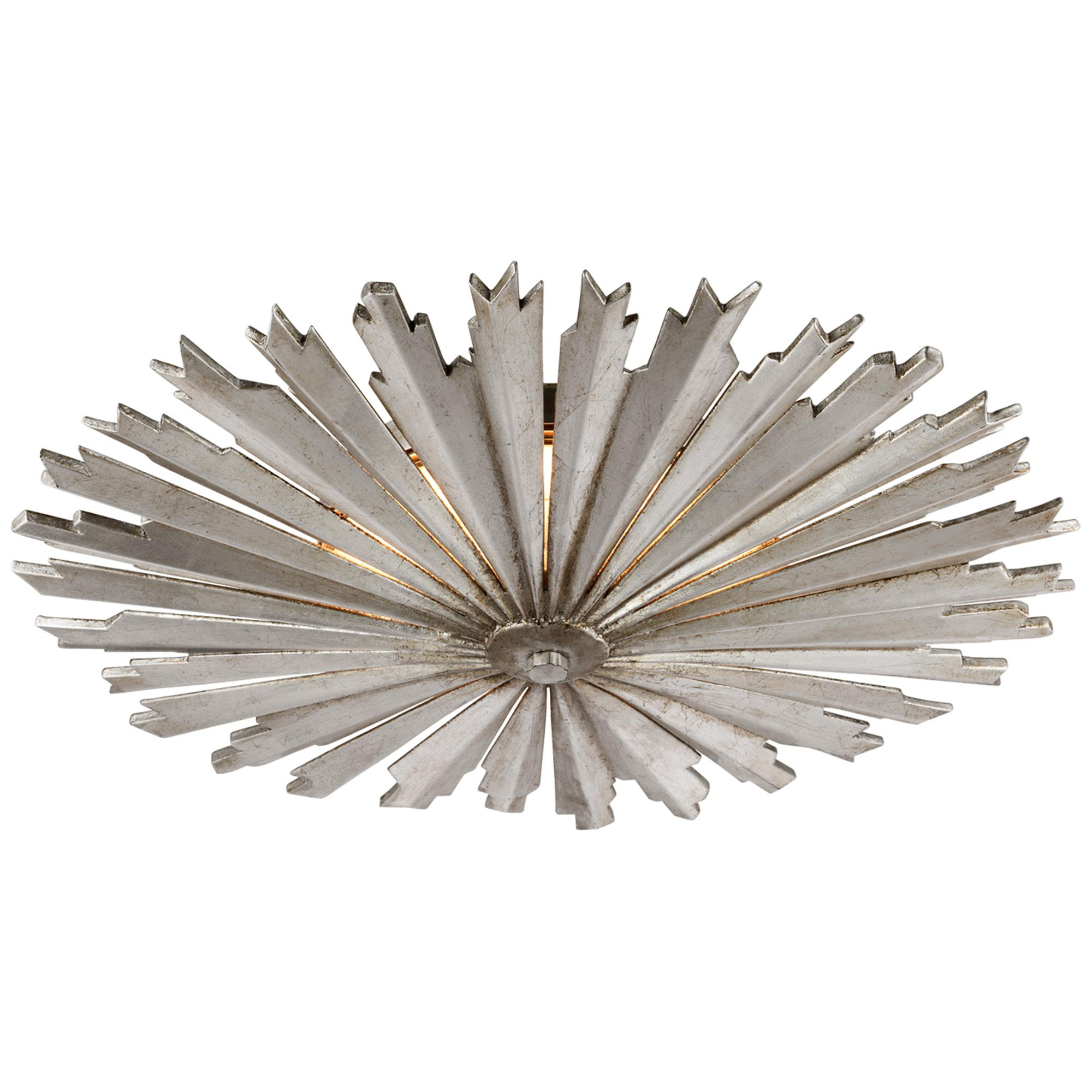 Shown in Burnished Silver Leaf finish