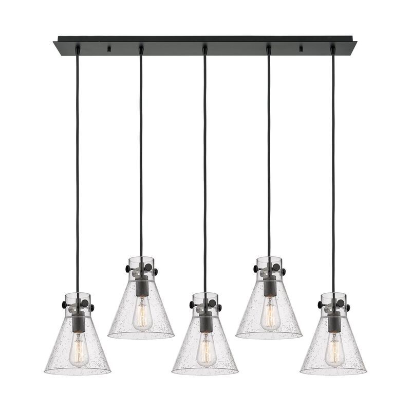 Bruno Marashlian Newton Cone 39 Inch 5 Light Linear Suspension Light by Innovations Lighting
