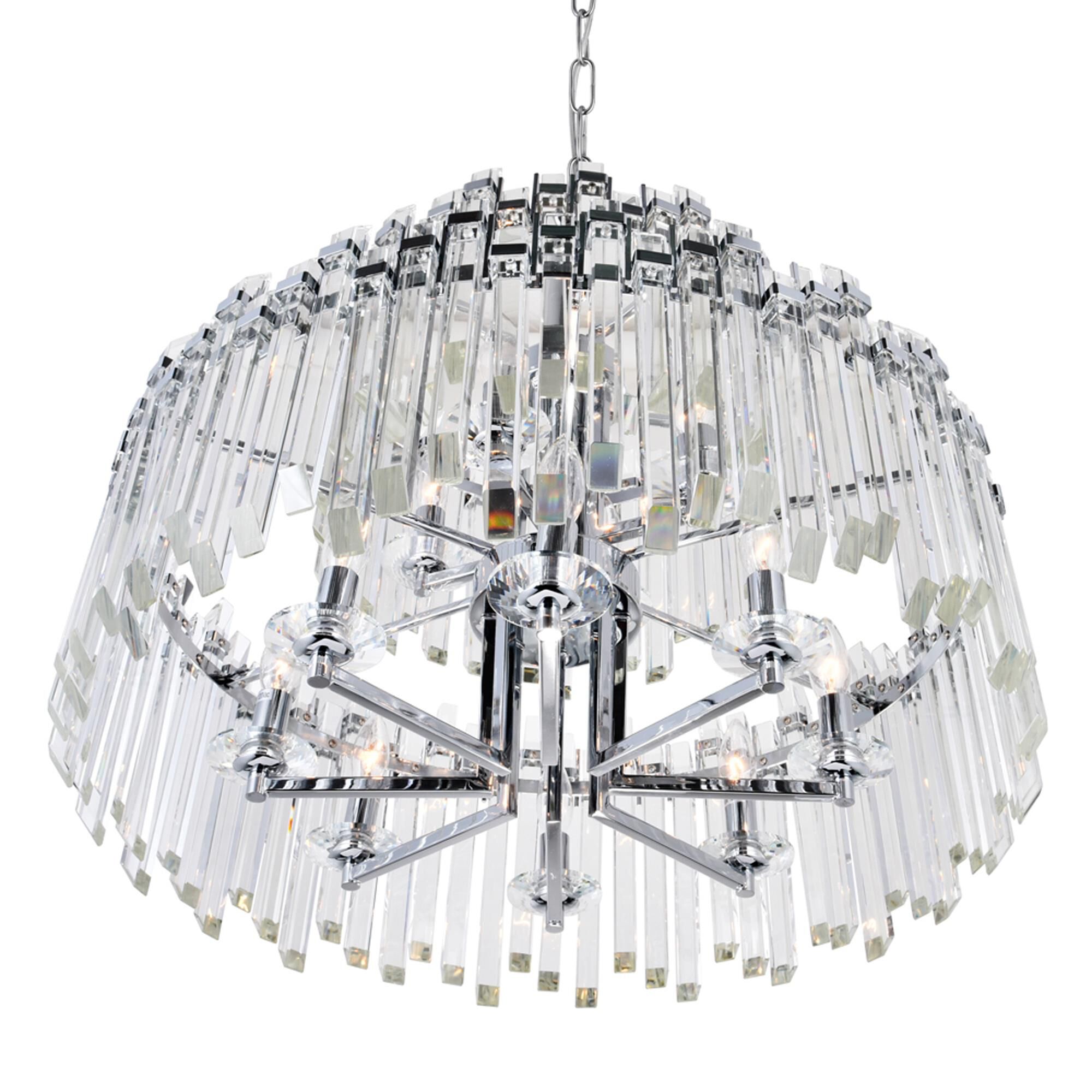Henrietta 28 Inch 12 Light Chandelier by CWI Lighting