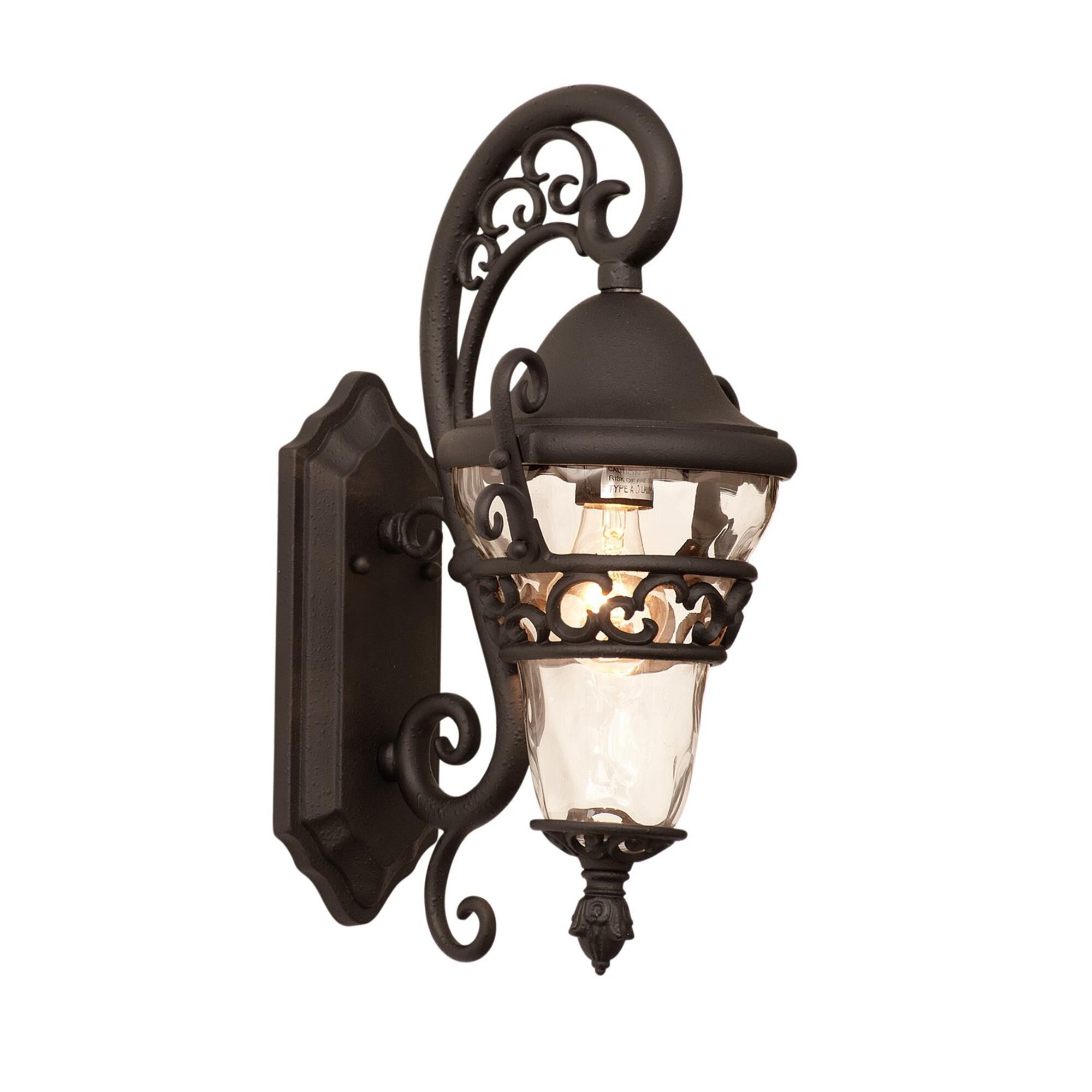 Anastasia 17 Inch Tall 1 Light Outdoor Wall Light by Kalco Lighting