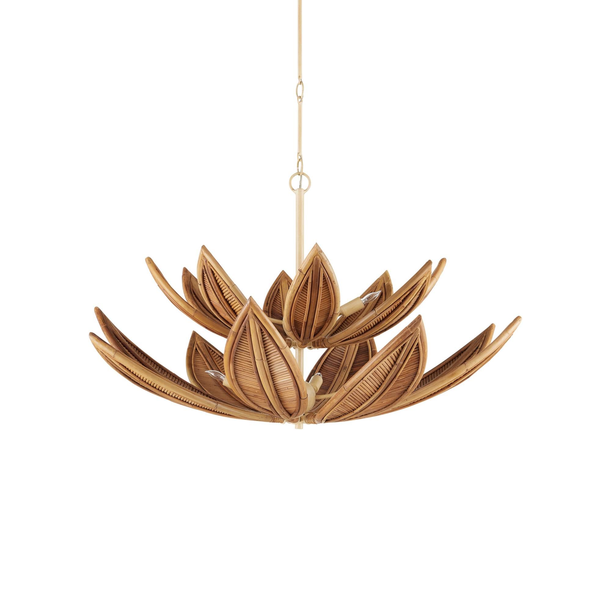 Cubana 40 Inch Chandelier by Currey and Company