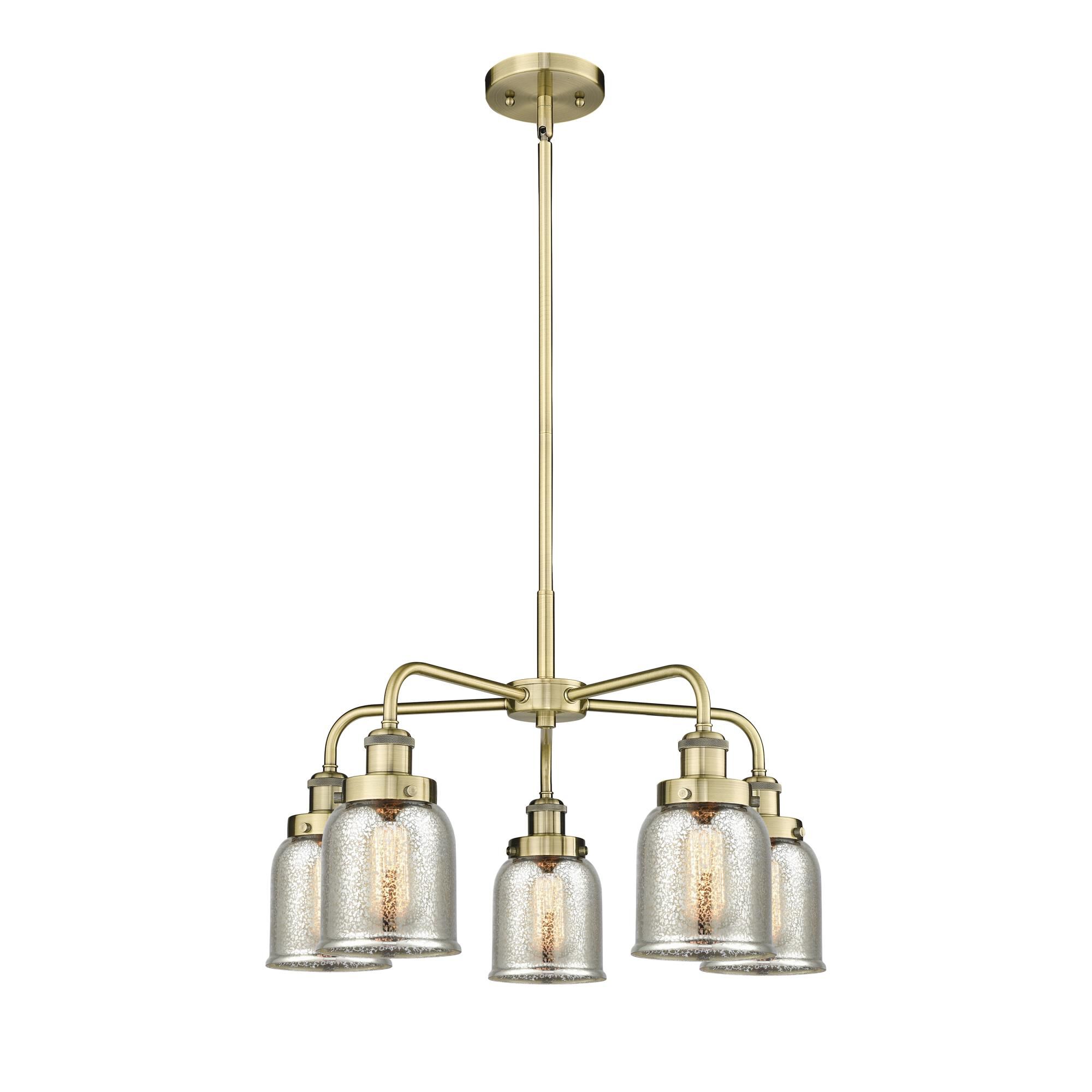 Shown in Antique Brass finish and Silver Plated Mercury glass