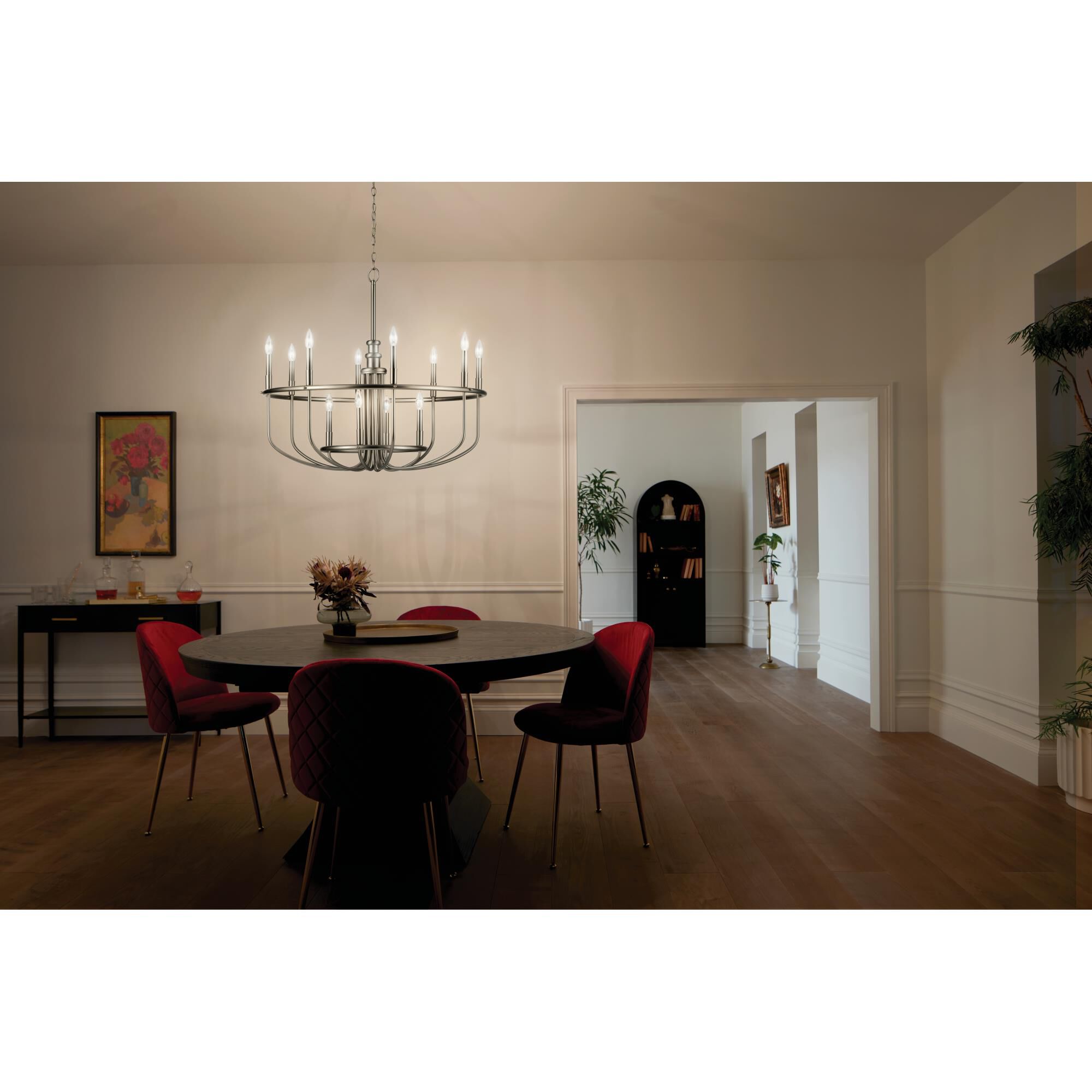 Capitol Hill 34 Inch 12 Light Chandelier by Kichler Lighting