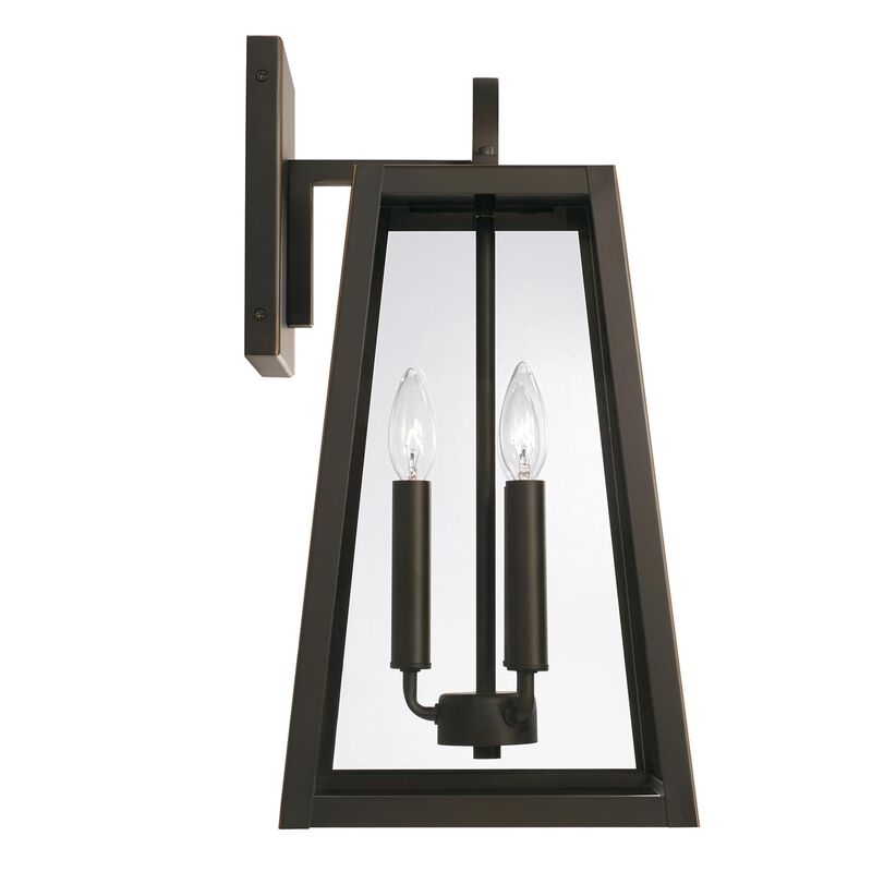 Leighton 19 Inch Tall 3 Light Outdoor Wall Light by Capital Lighting Fixture Company