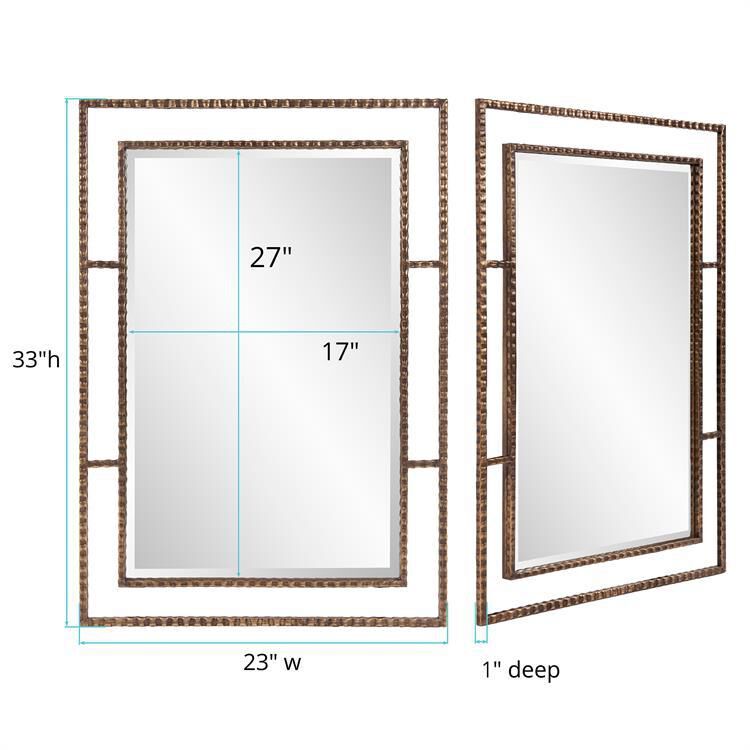 Gavin Mirror Decorative Mirrors by Howard Elliott Collection