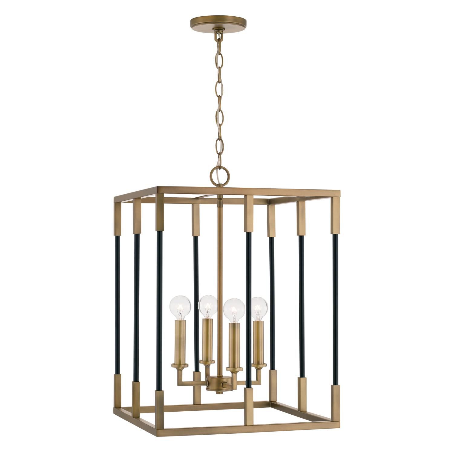 Bleeker 16 Inch Cage Pendant by Capital Lighting Fixture Company