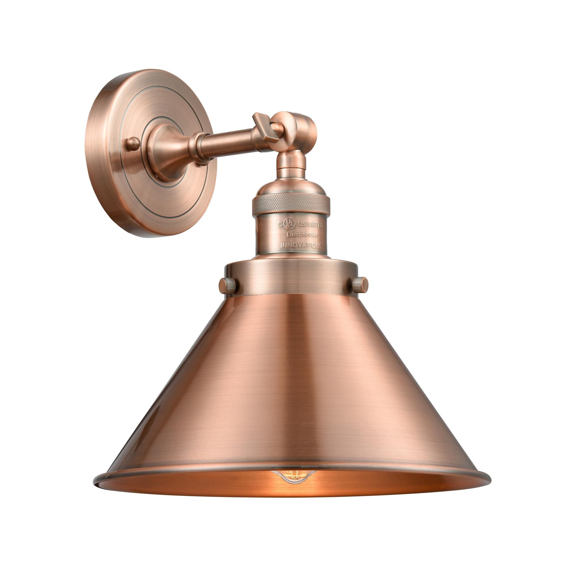 Shown in Antique Copper finish and Antique Copper glass and Antique Copper shade and No Accent accent