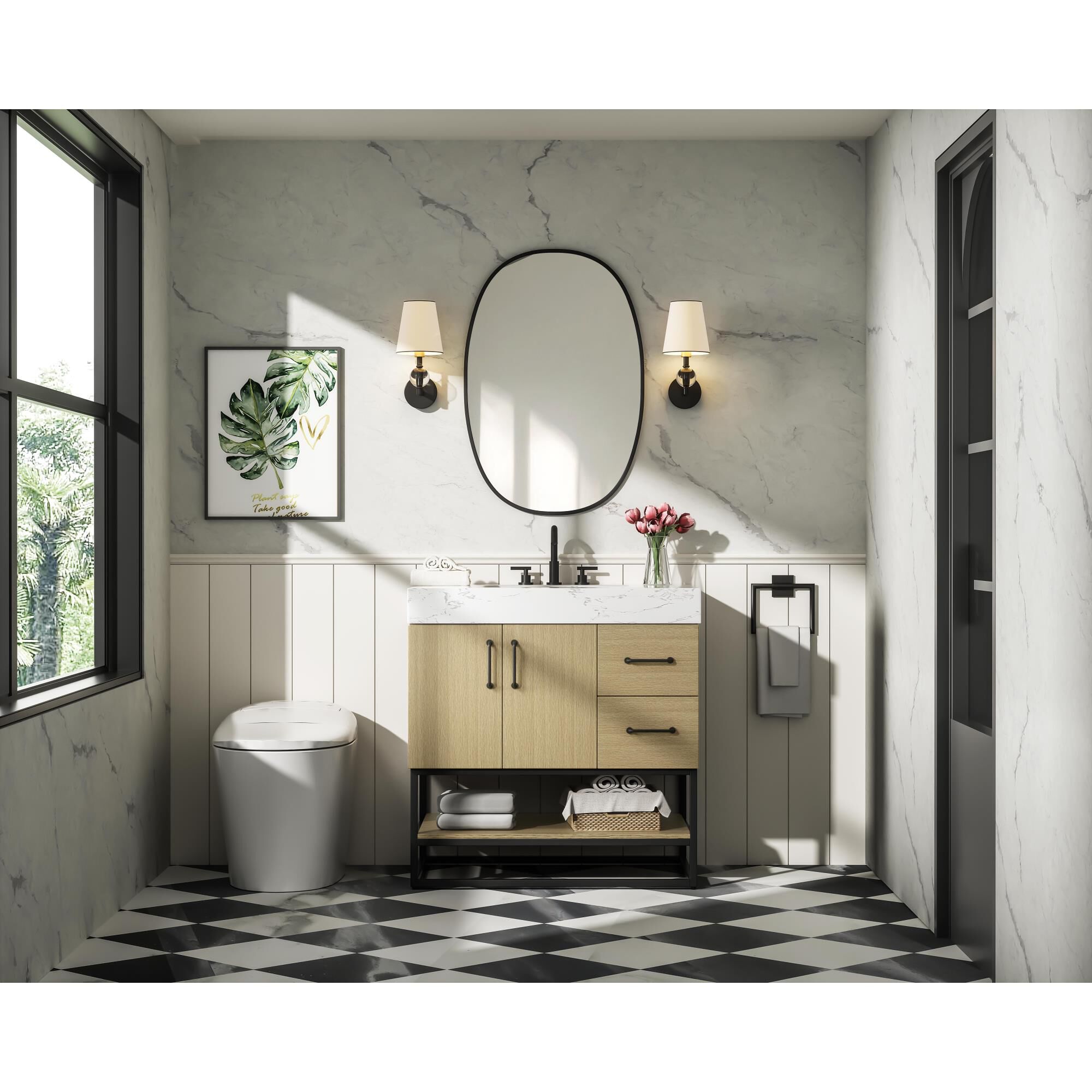 Shown in Honey Brown finish