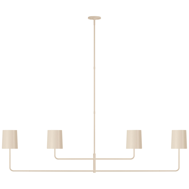 Barbara Barry Go Lightly 70 Inch 4 Light LED Linear Suspension Light by Visual Comfort Signature Collection