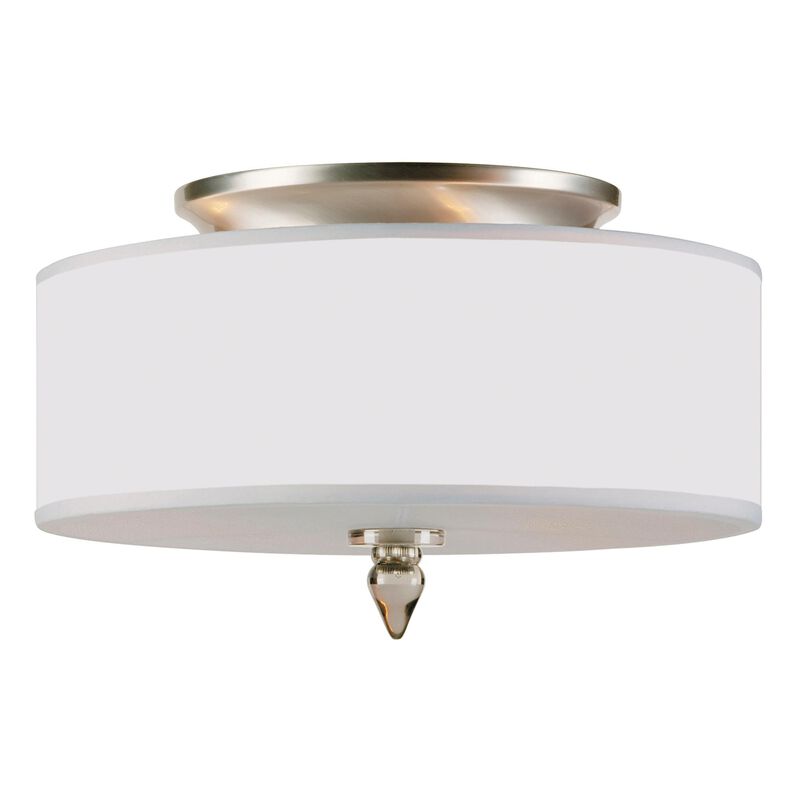 Luxor 14 Inch 3 Light Flush Mount by Crystorama