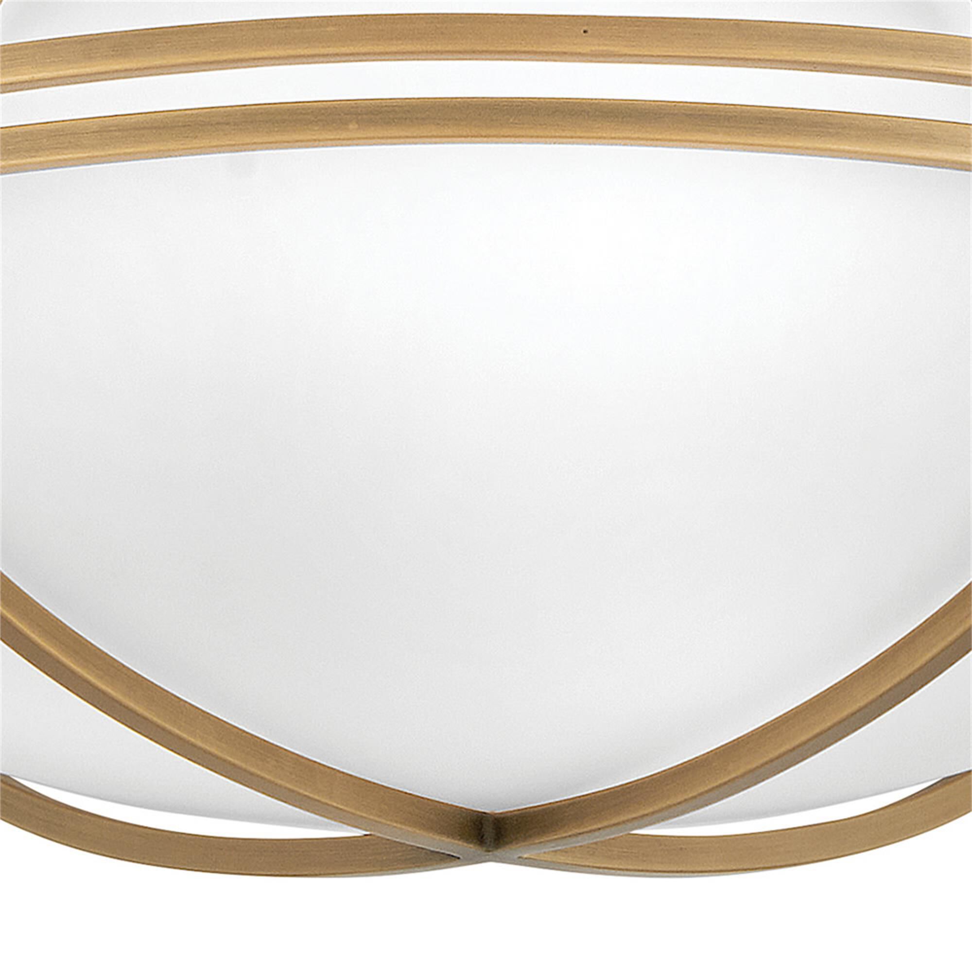 Saddler 15 Inch 3 Light Flush Mount,