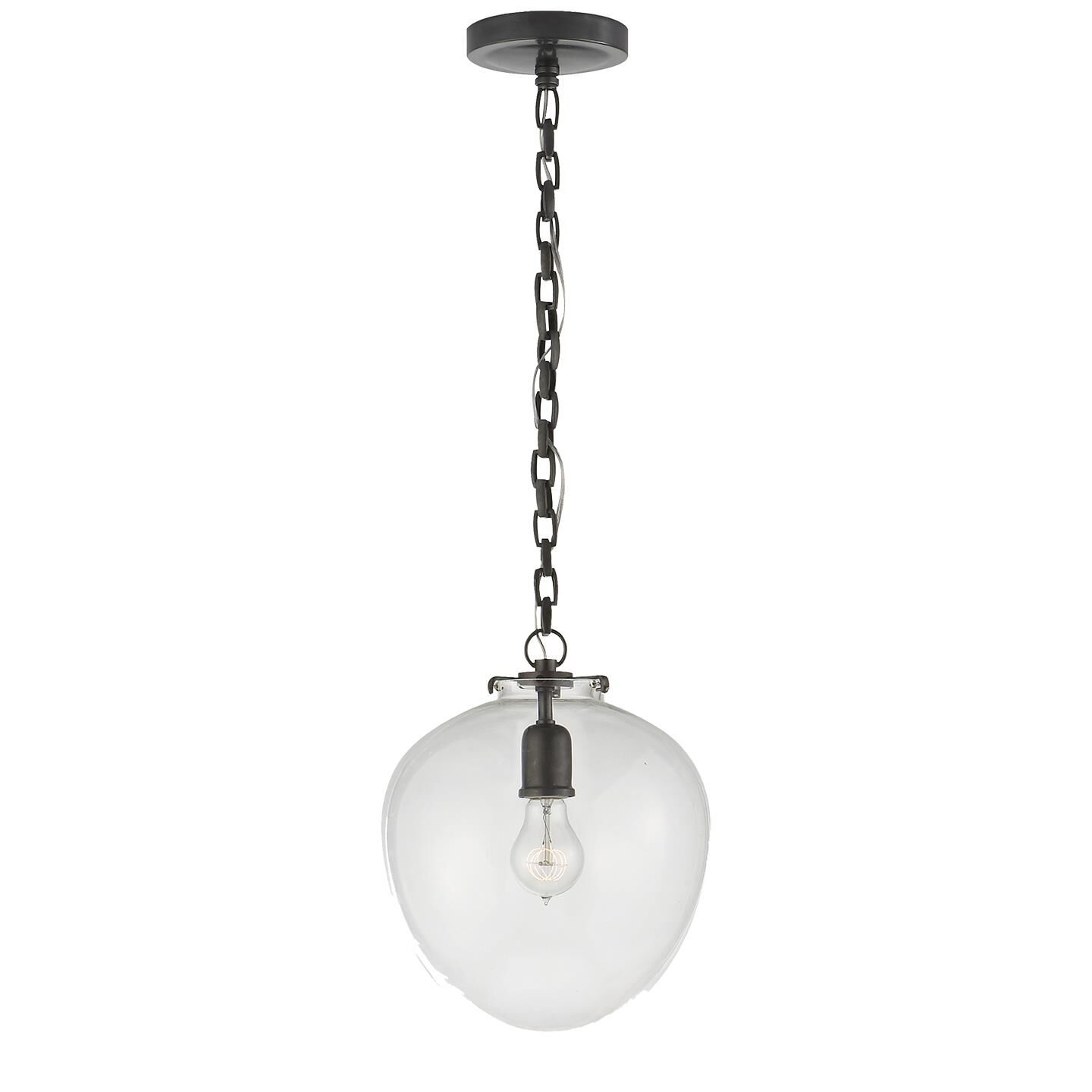 Visual Comfort Signature Collection Thomas O'Brien Katie 10 Inch Mini Pendant