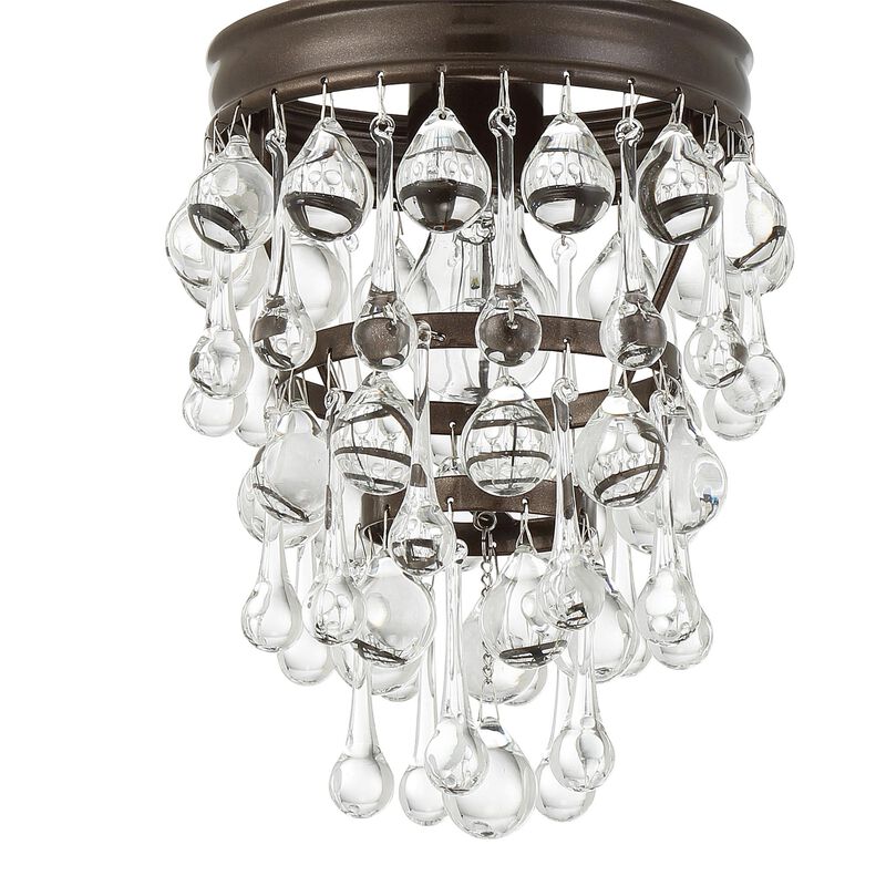 Crystorama Calypso 7 Inch Mini Chandelier