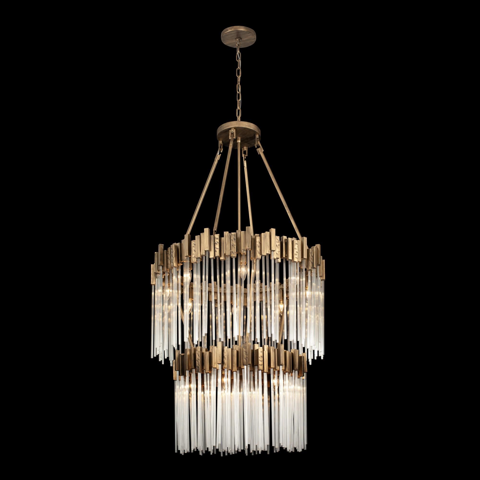 Ron Henderson Matrix 30 Inch Chandelier by Varaluz