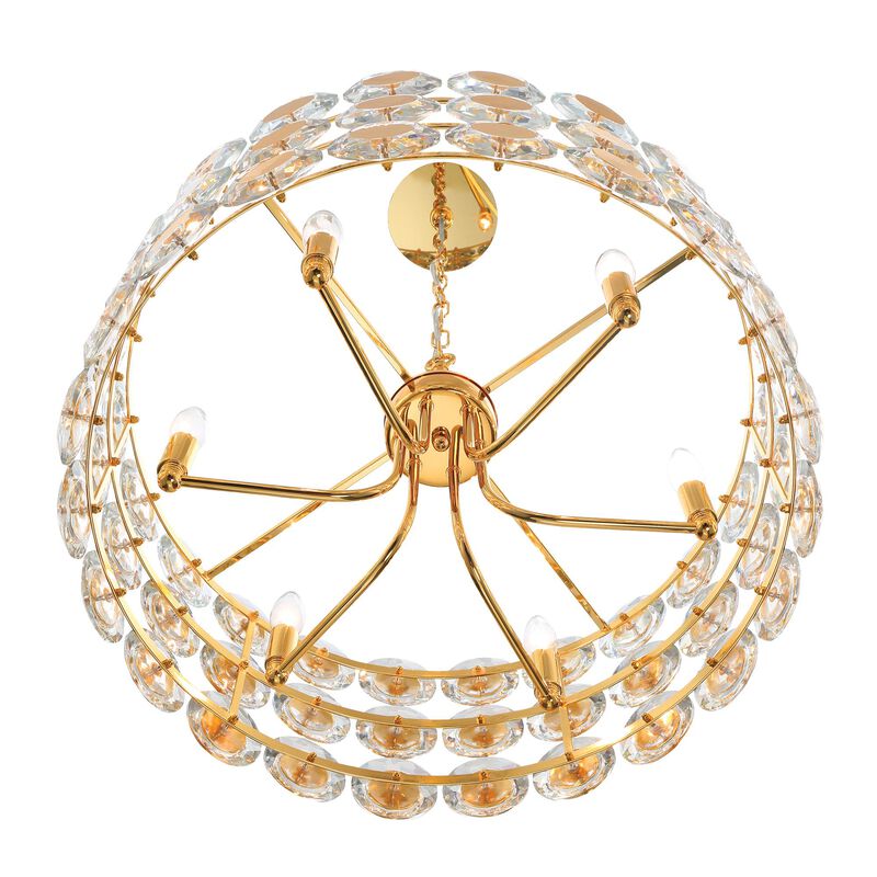 Perrene Medium Pendant Light by Eurofase Lighting