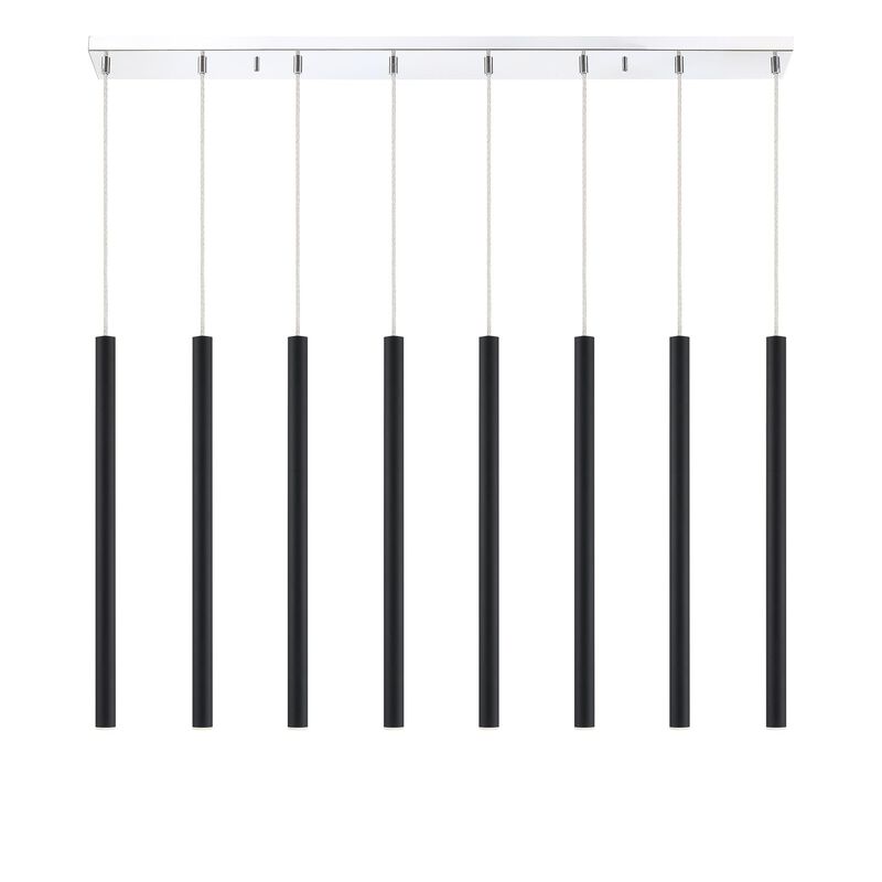 Forest 44 Inch 8 Light LED Linear Suspension Light by Z-Lite