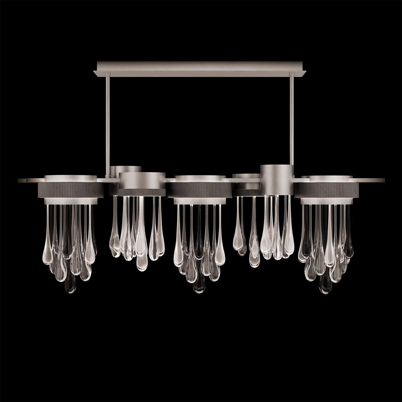 Rain 56 Inch Linear Suspension Light by Fine Art Handcrafted Lighting
