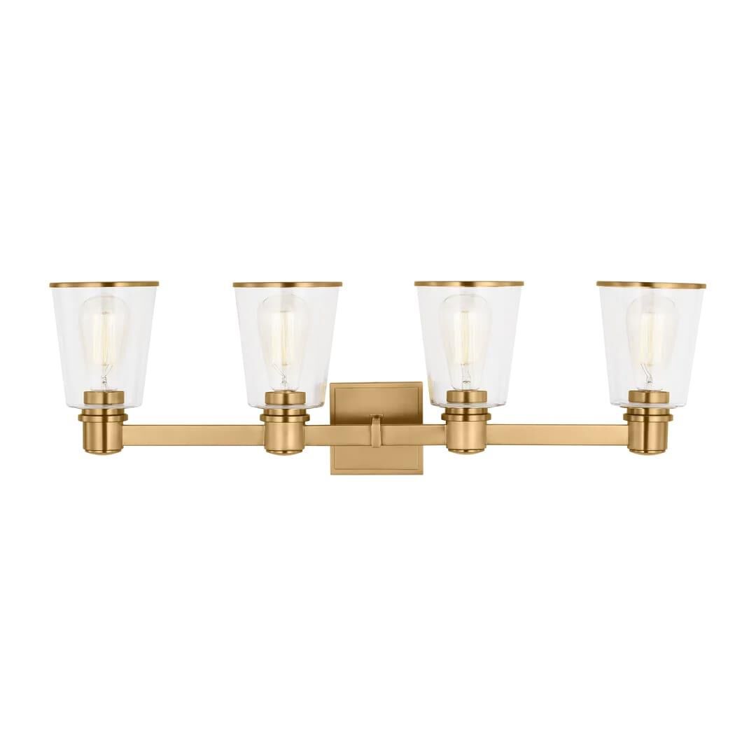 Chapman & Myers Alessa 30 Inch 4 Light Bath Vanity Light by Visual Comfort Studio Collection