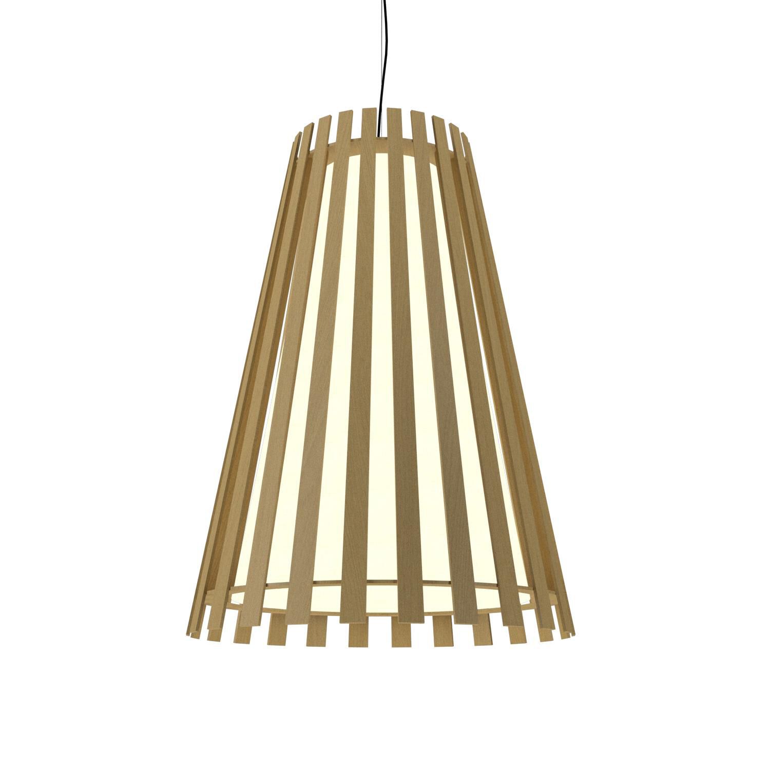 Slatted Mini Pendant by Accord Lighting
