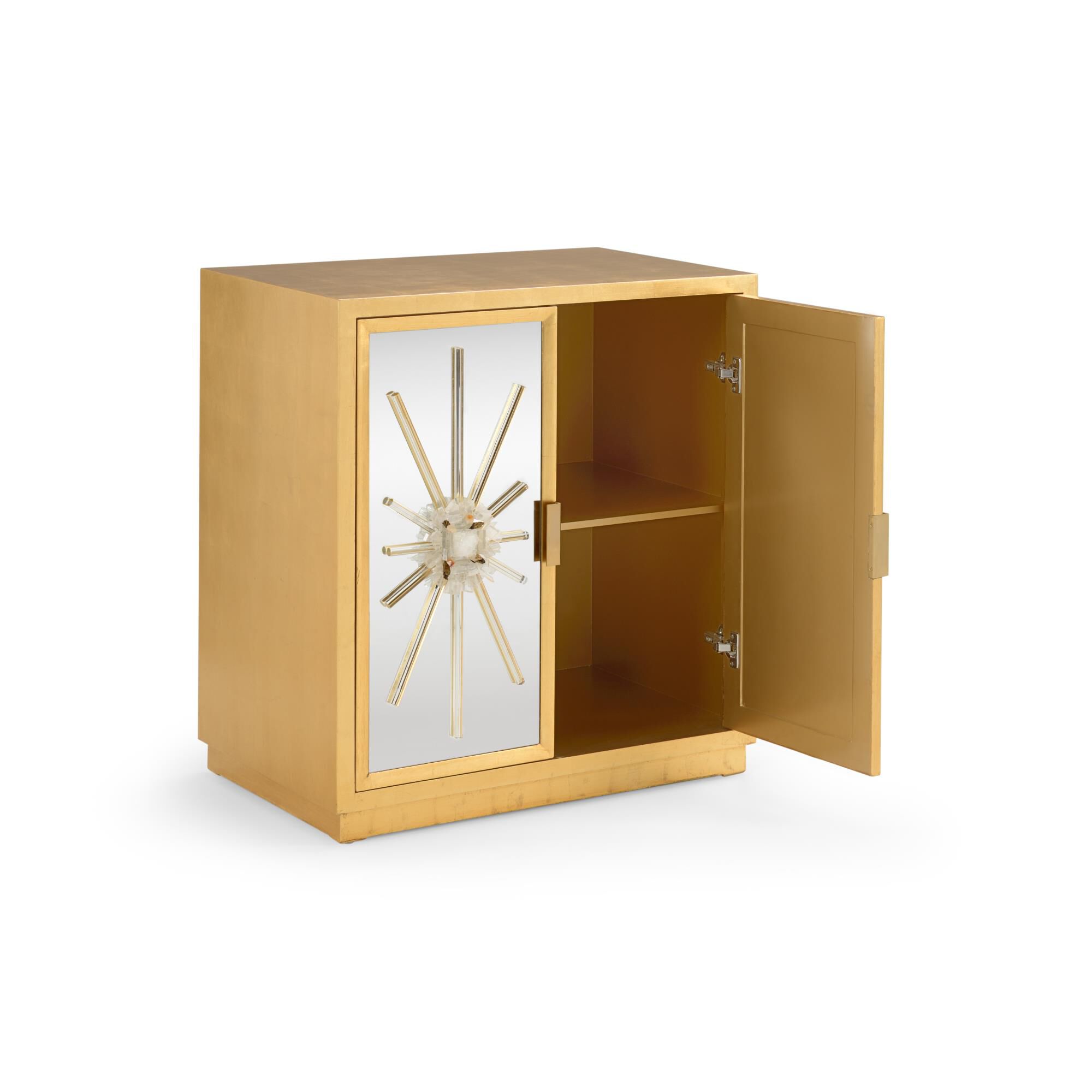 Shown in Antique Gold Leaf - Clear - Natural finish